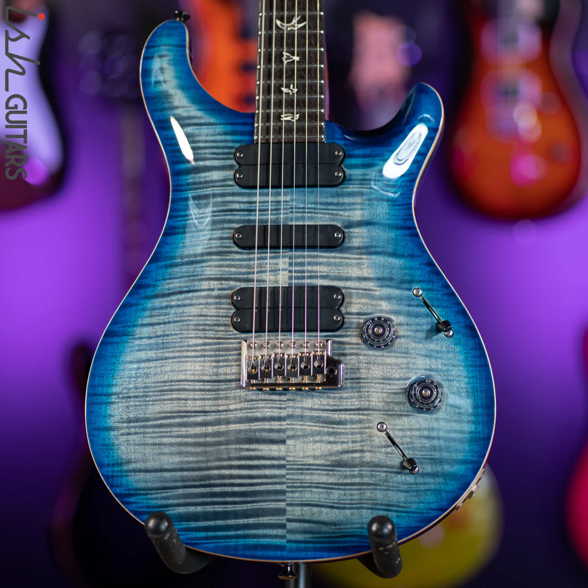 2011 PRS 513 Faded Blue Burst 10 Top