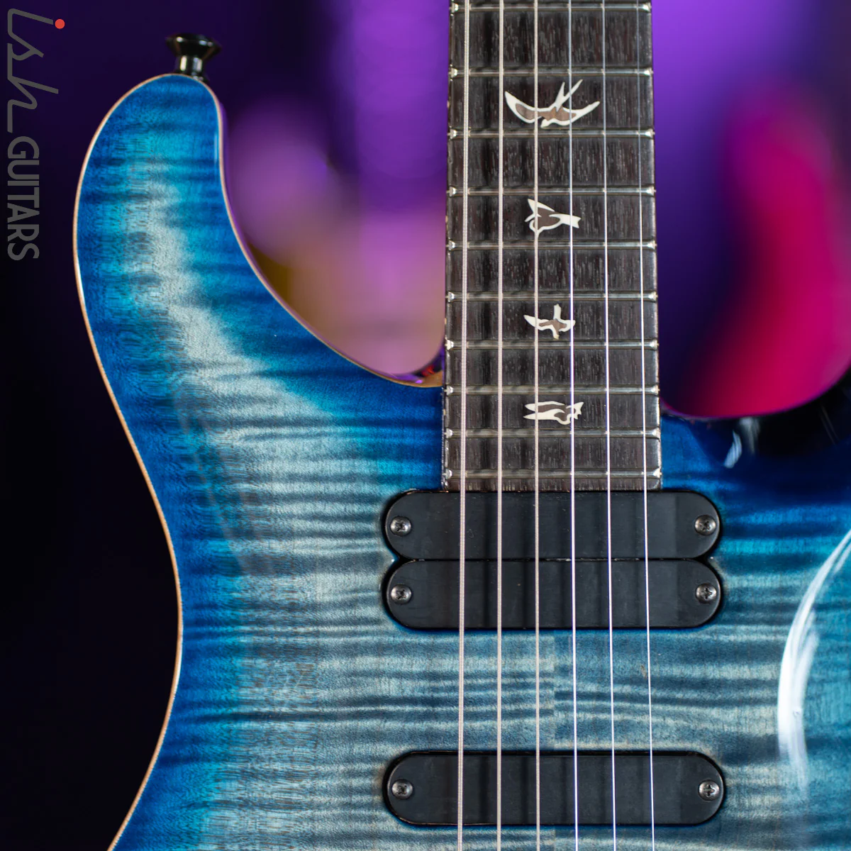 2011 PRS 513 Faded Blue Burst 10 Top - Image 3