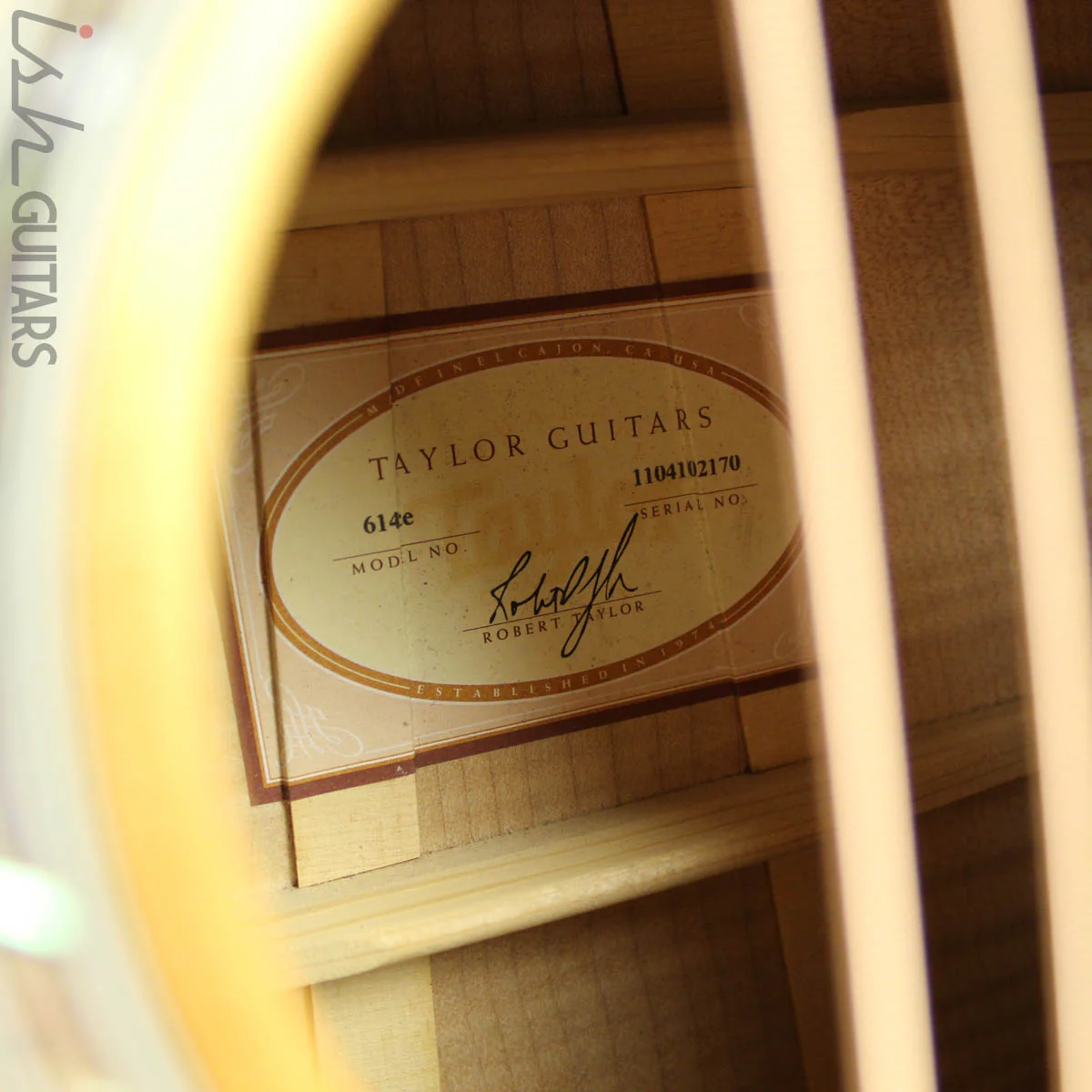 2012 Taylor 614CE Acoustic Guitar - Image 5