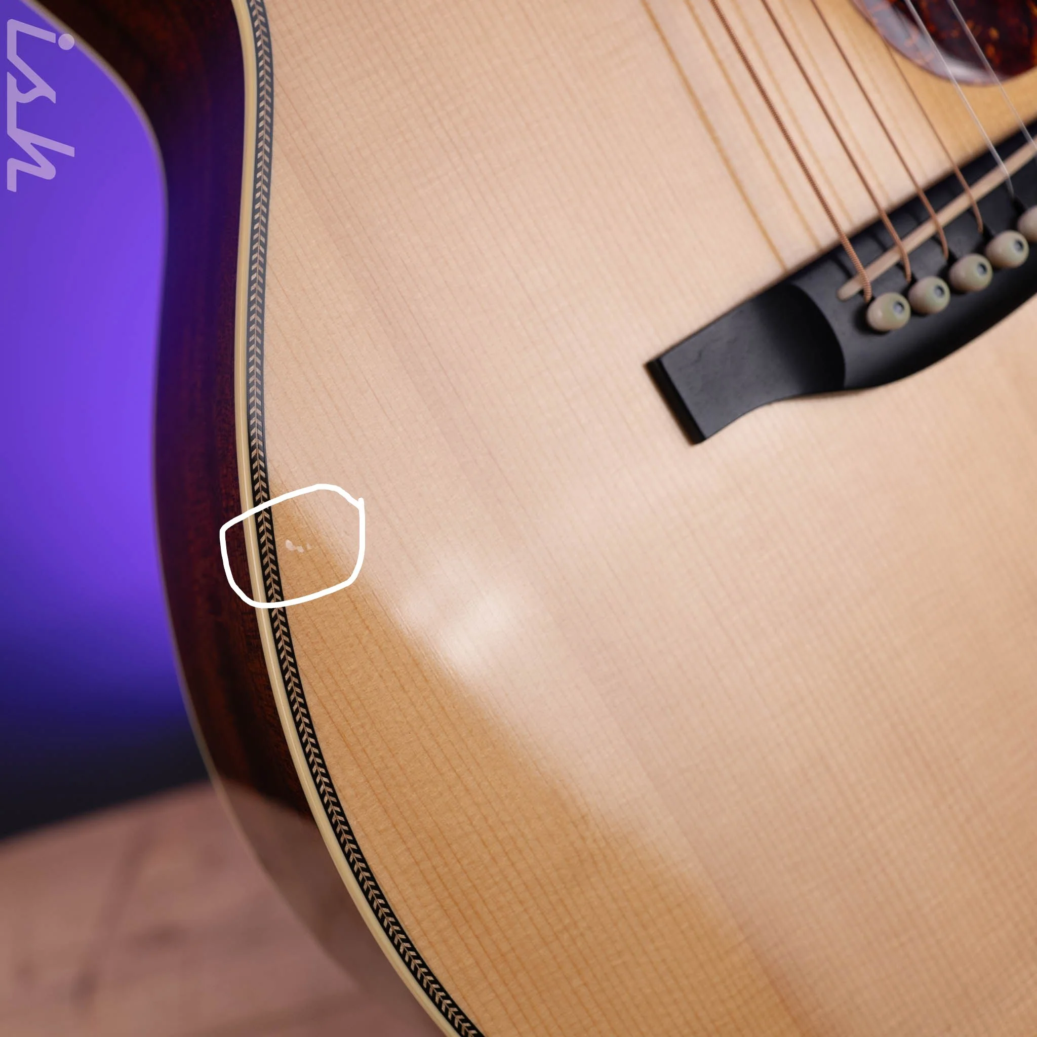 2012 Bourgeois Custom OM Italian Spruce Top - Image 6