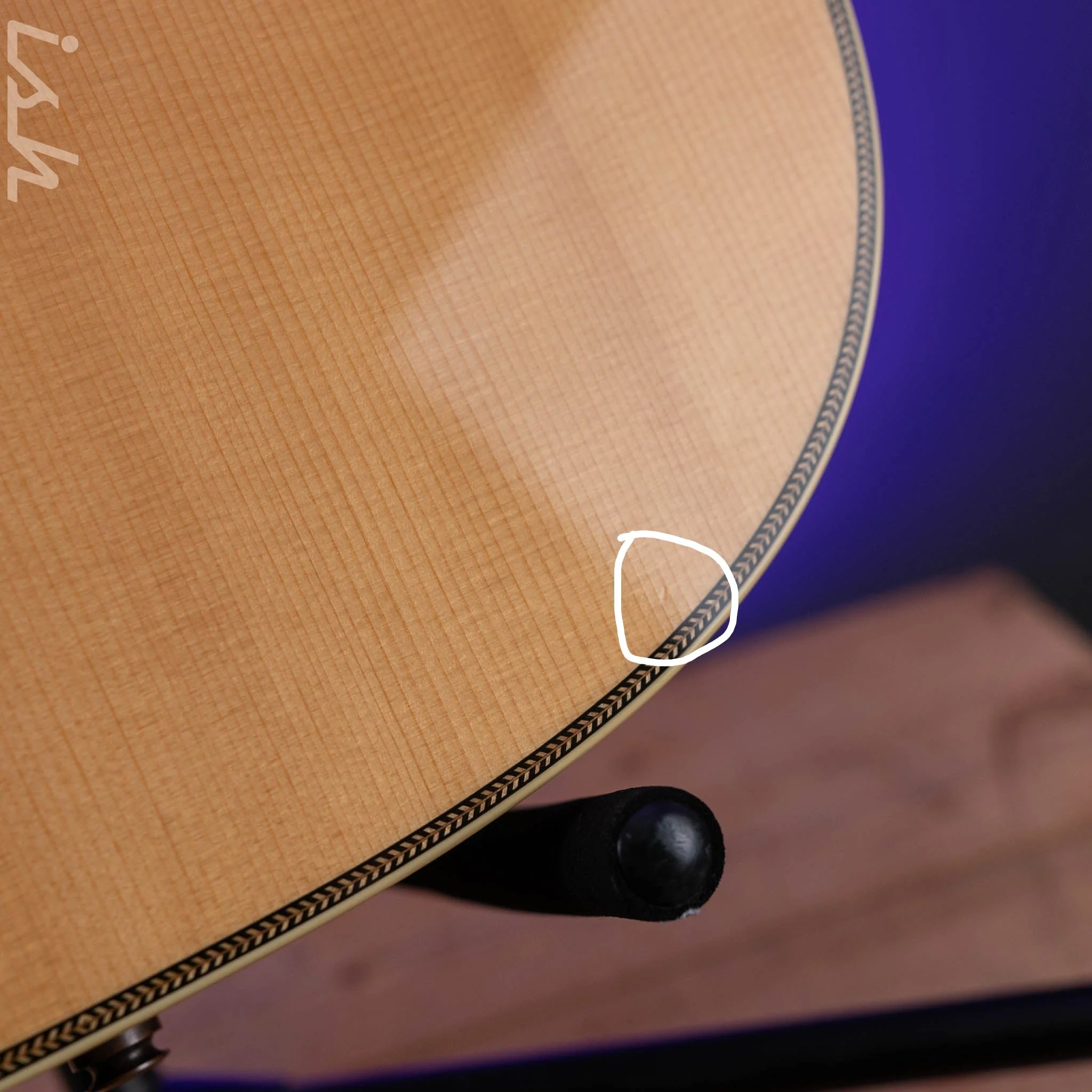 2012 Bourgeois Custom OM Italian Spruce Top - Image 8