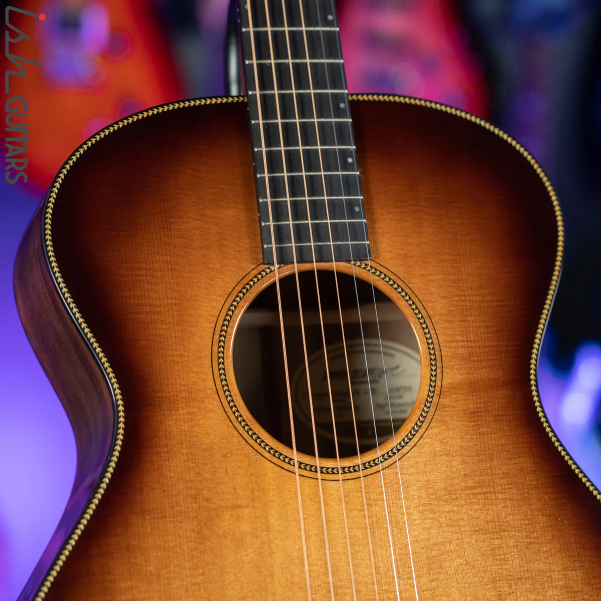 2012 Breedlove Oregon Concert LTD Whiskey Burst - Image 5
