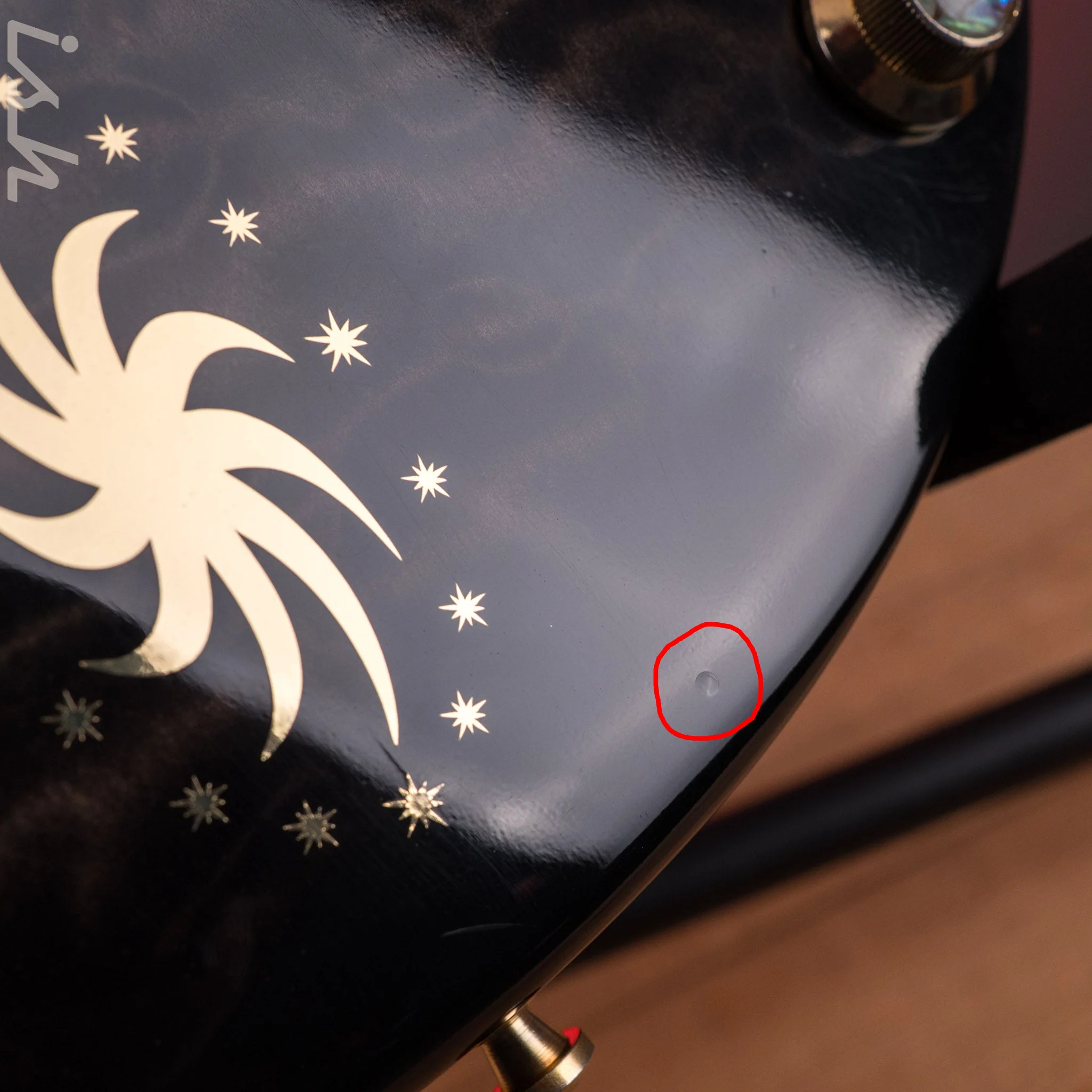 2012 Dean Uli Jon Roth Sky Guitar #9 "Black Velvet Sky" *Signed by Uli Jon Roth* - Image 10