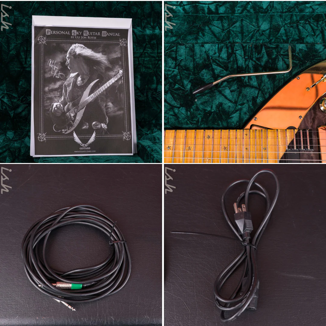 2012 Dean Uli Jon Roth Sky Guitar #9 "Black Velvet Sky" *Signed by Uli Jon Roth* - Image 21