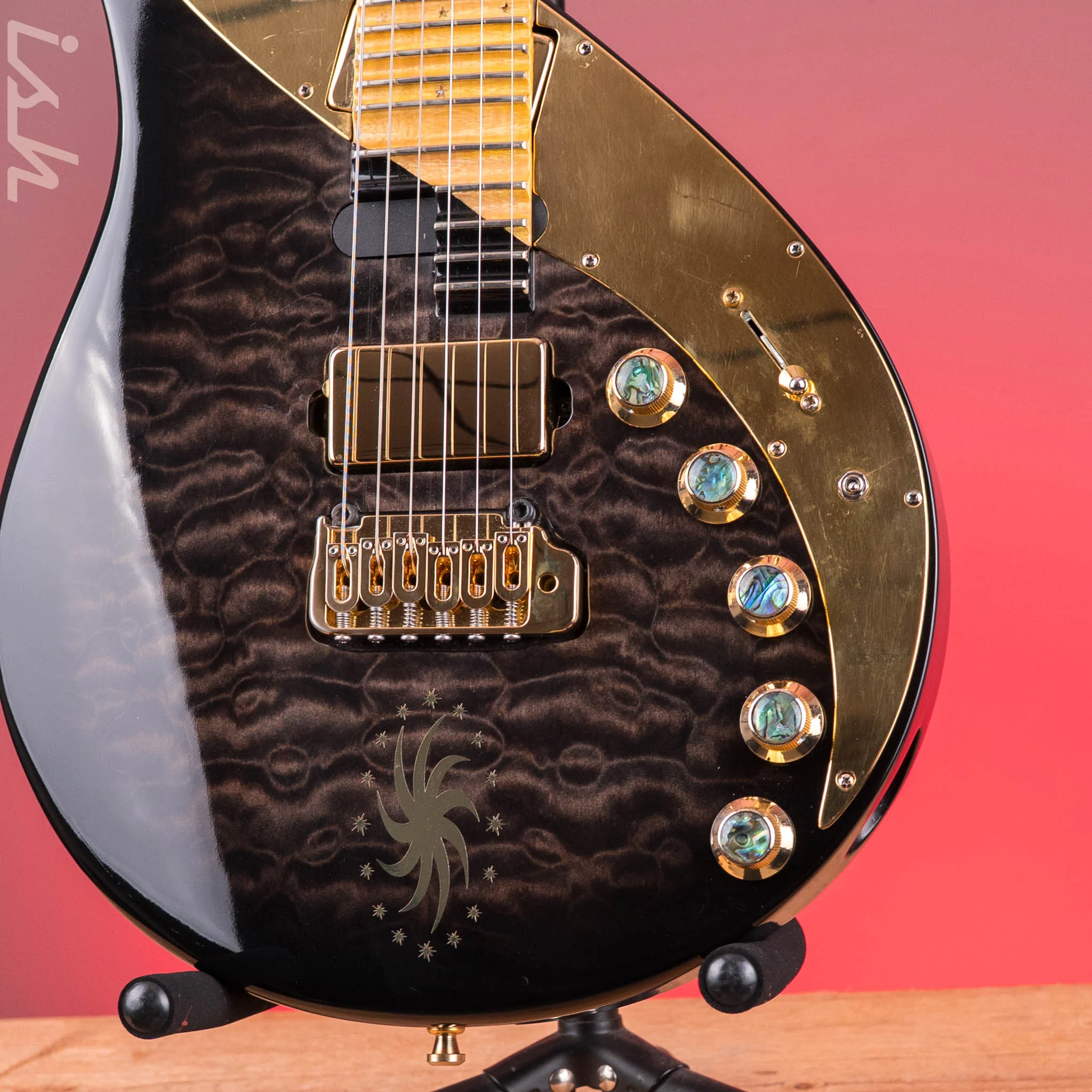 2012 Dean Uli Jon Roth Sky Guitar #9 "Black Velvet Sky" *Signed by Uli Jon Roth* - Image 4