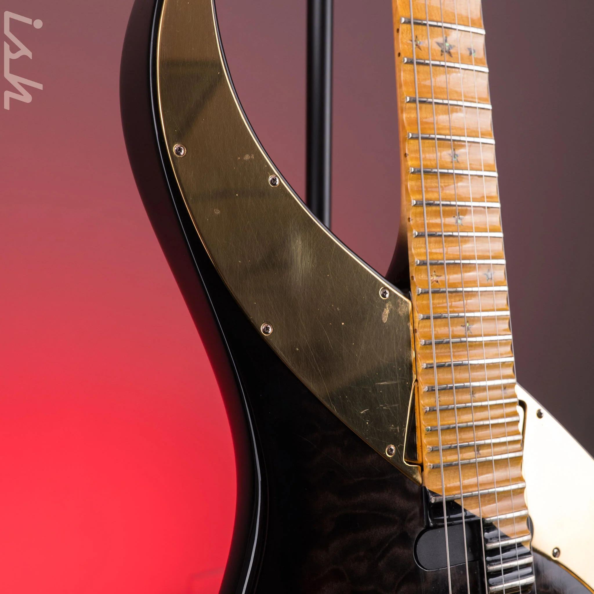 2012 Dean Uli Jon Roth Sky Guitar #9 "Black Velvet Sky" *Signed by Uli Jon Roth* - Image 7