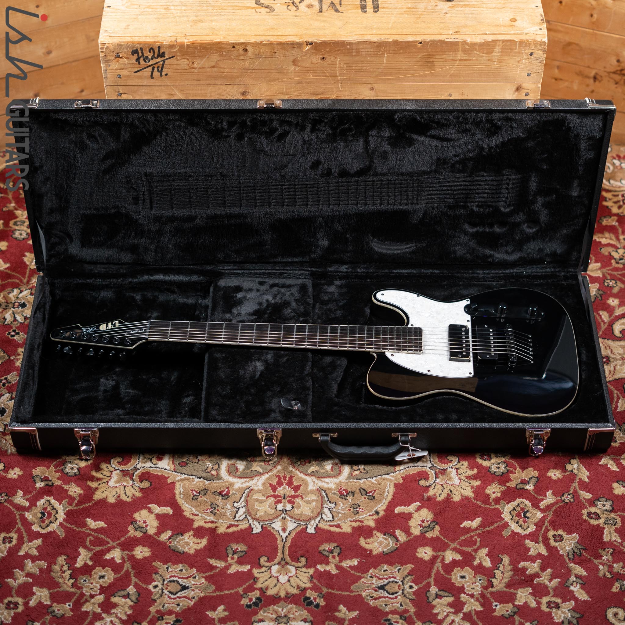 2012 ESP LTD SCT-607B 7-String Electric Guitar Black - Image 16