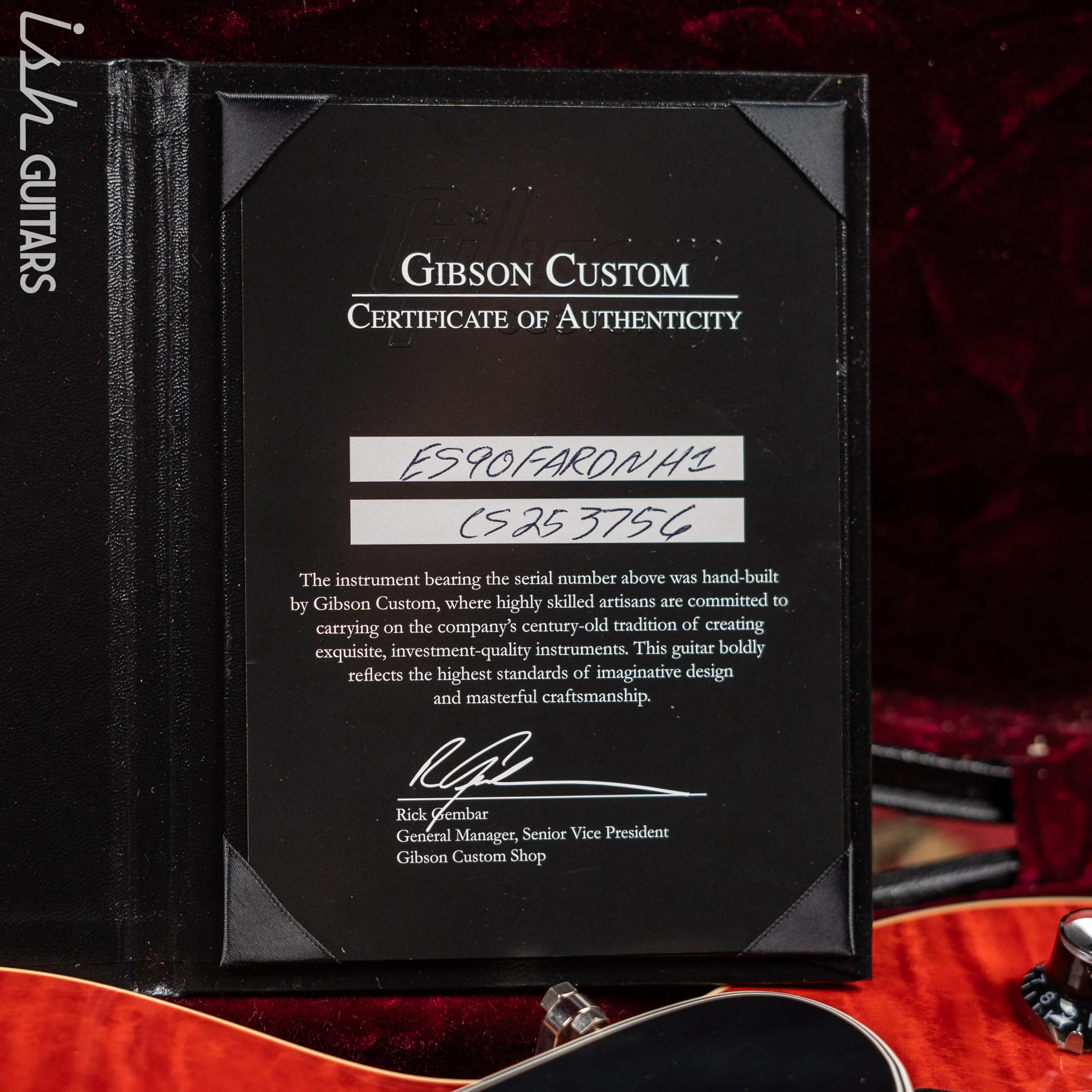 2012 Gibson Custom Shop ES-390 Figured Red - Image 20