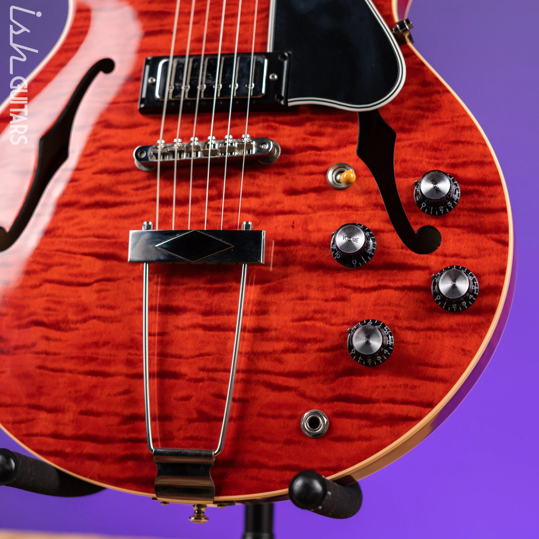 2012 Gibson Custom Shop ES-390 Figured Red - Image 4