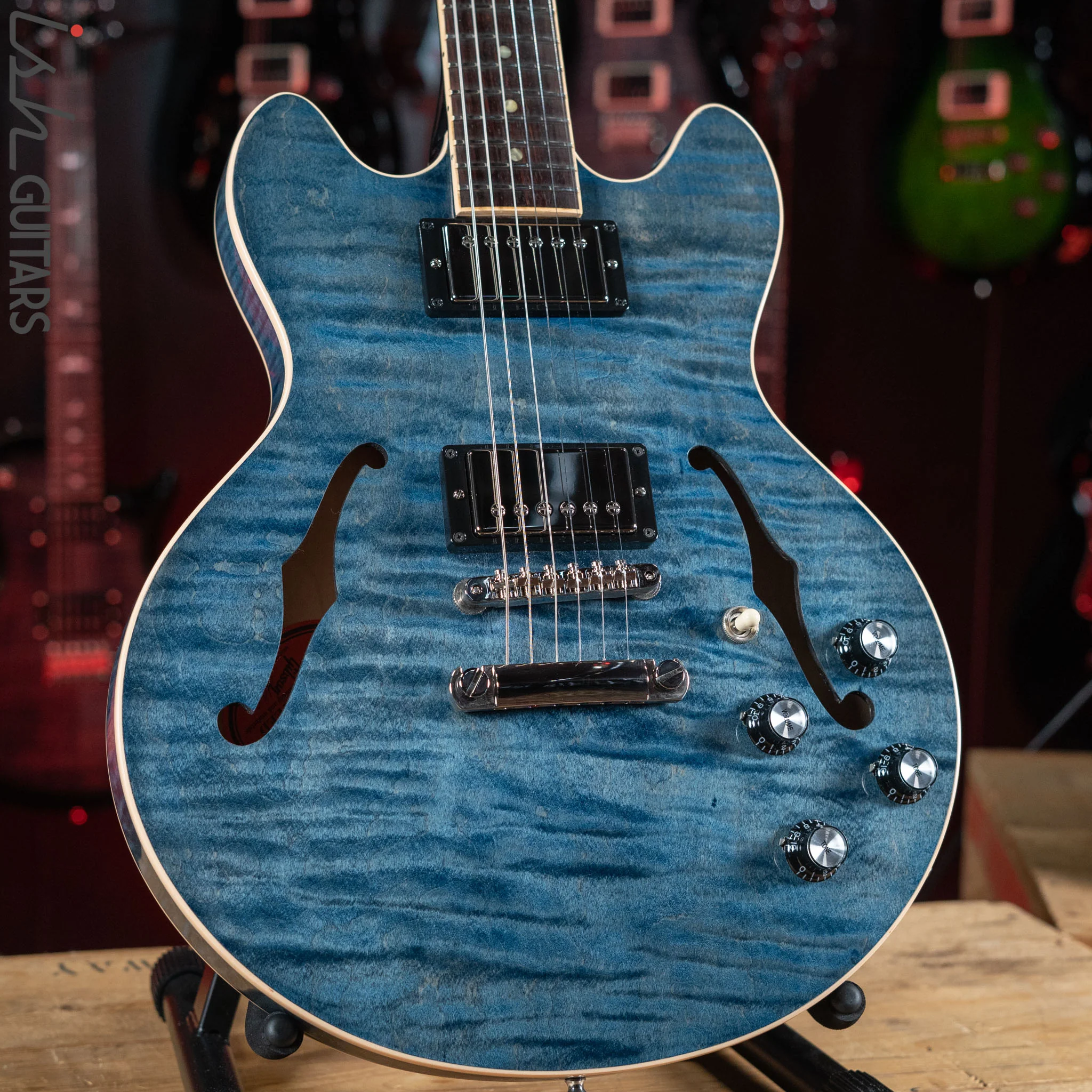 2012 Gibson Custom Shop Memphis ES-339 Quilted Stain Blue