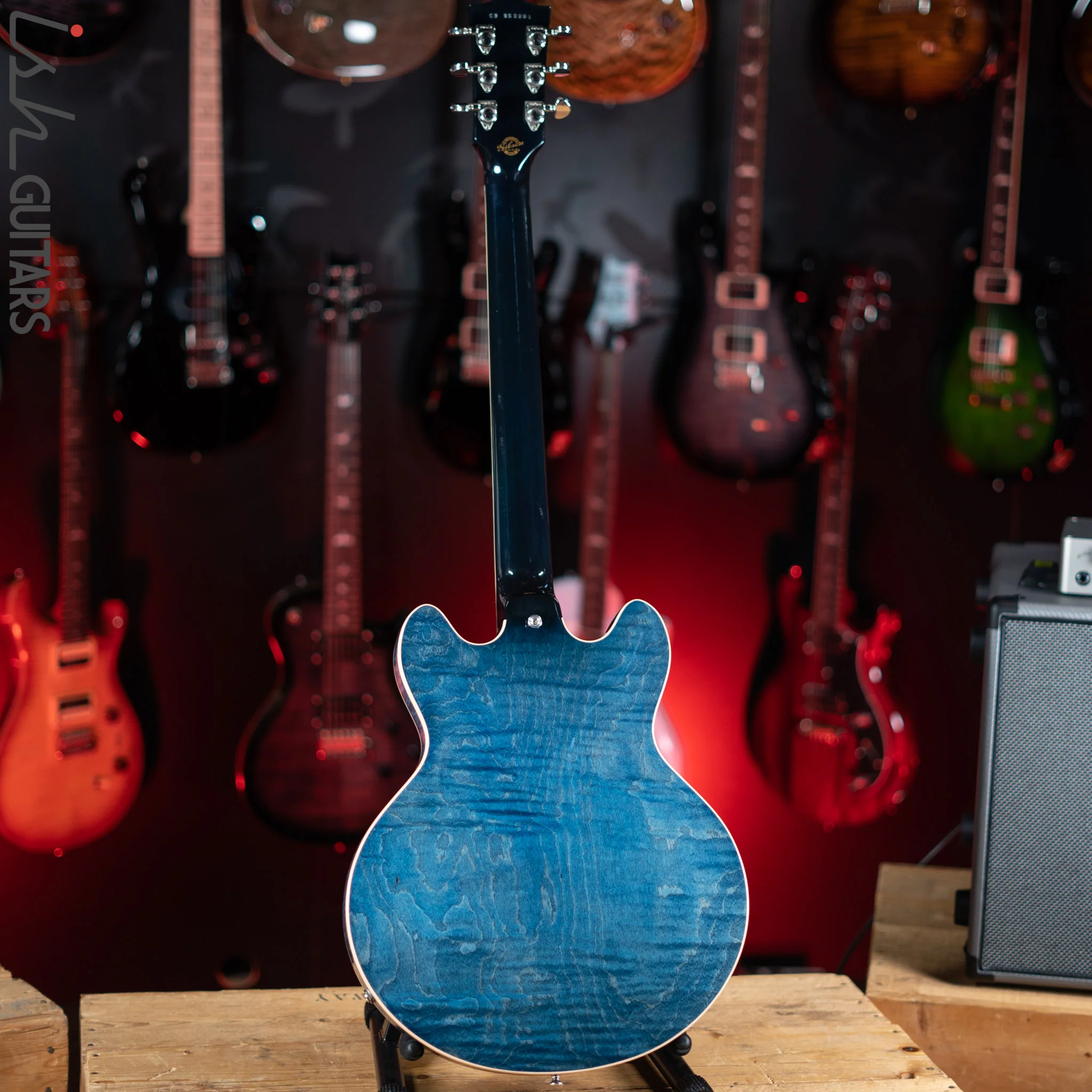 2012 Gibson Custom Shop Memphis ES-339 Quilted Stain Blue - Image 7
