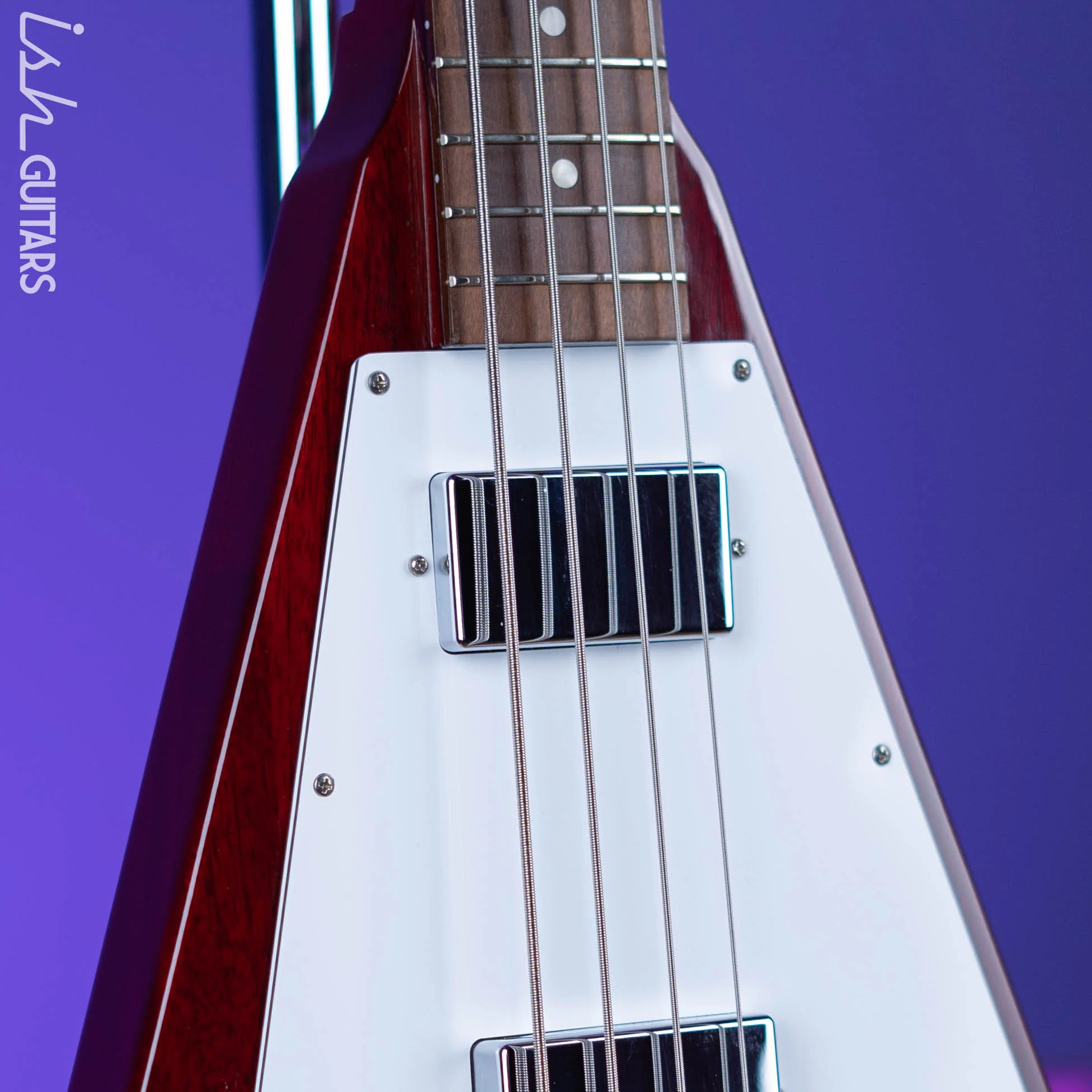 2012 Gibson Flying V Bass Cherry - Image 3