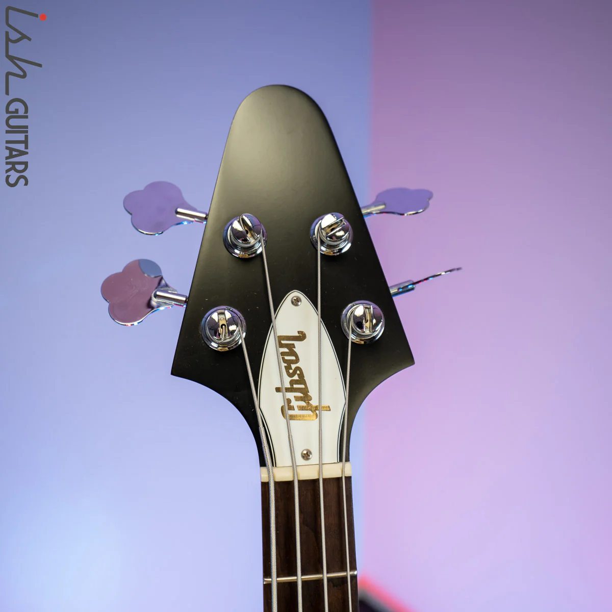 2012 Gibson Shortscale Flying V Bass Cherry - Image 6