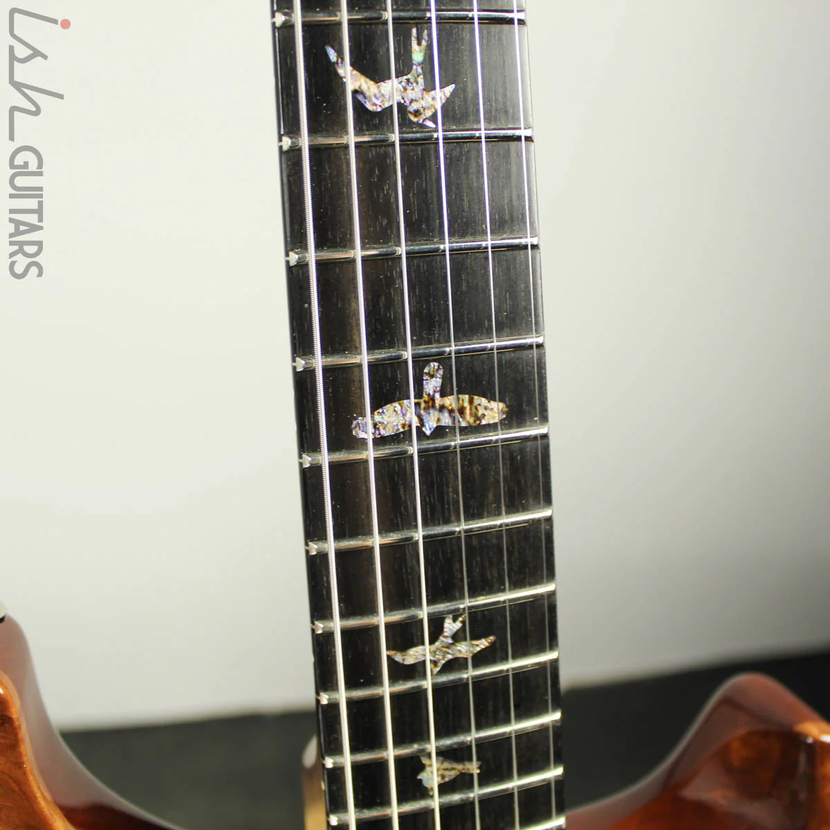 2012 PRS Private Stock McCarty Chambered Natural Smoked Burst Redwood Burl - Image 8