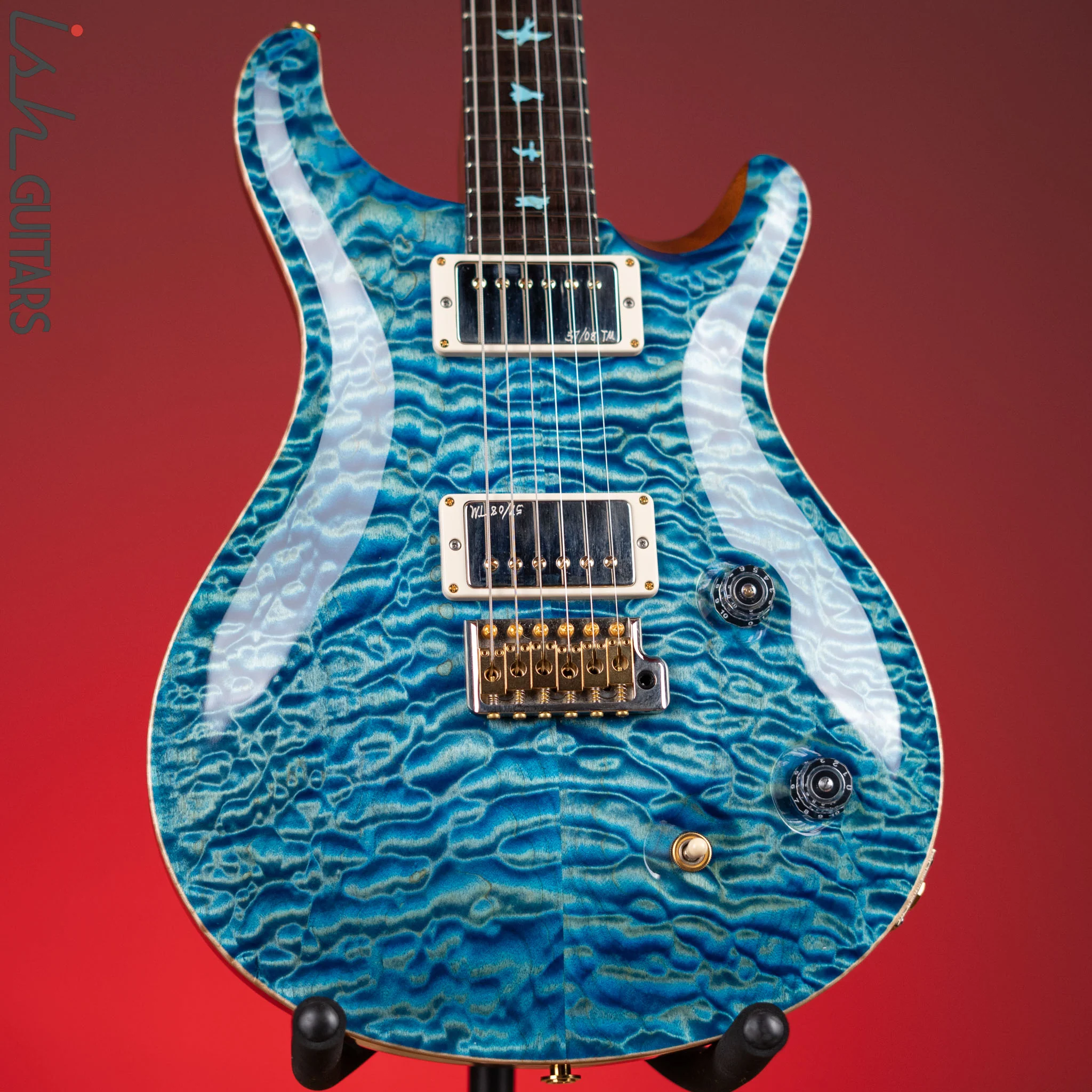 2012 PRS Custom 22 Private Stock Brazilian #4218 Faded Aquamarine
