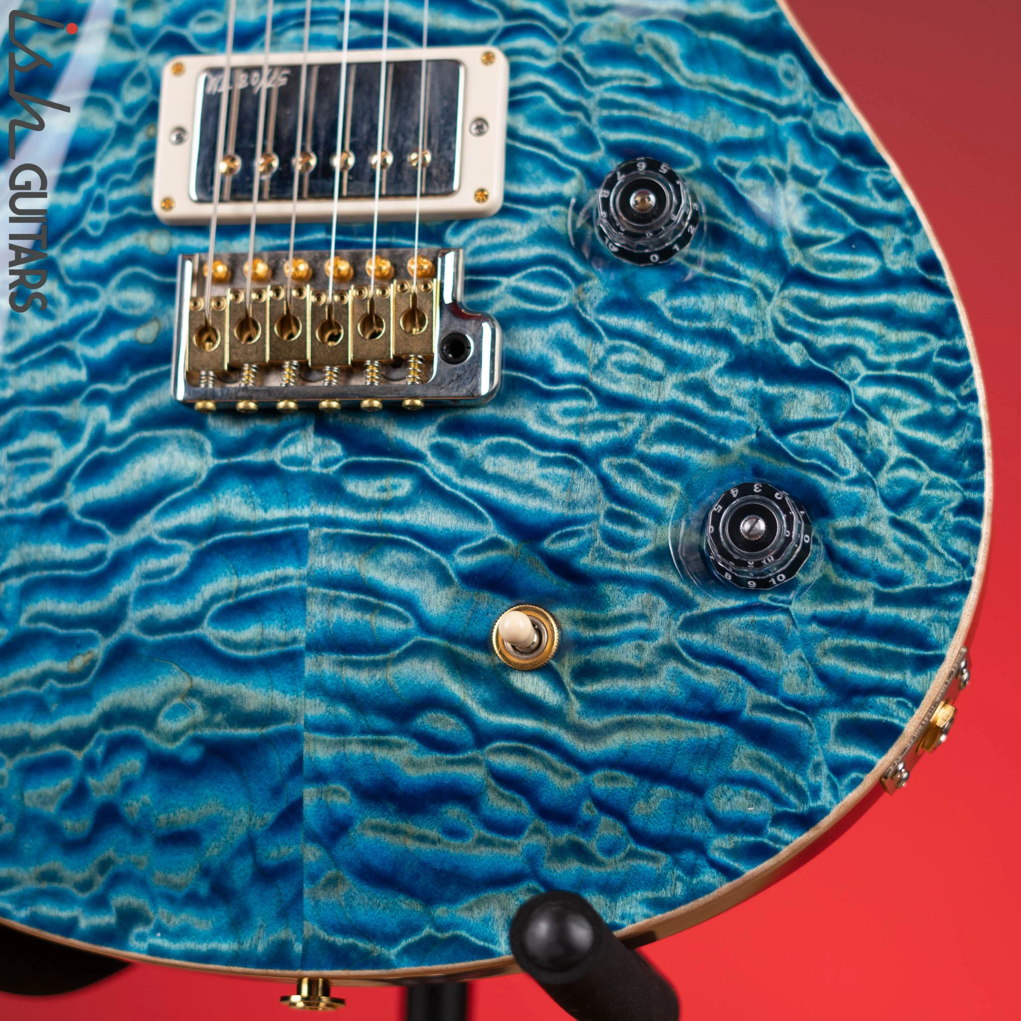 2012 PRS Custom 22 Private Stock Brazilian #4218 Faded Aquamarine - Image 4