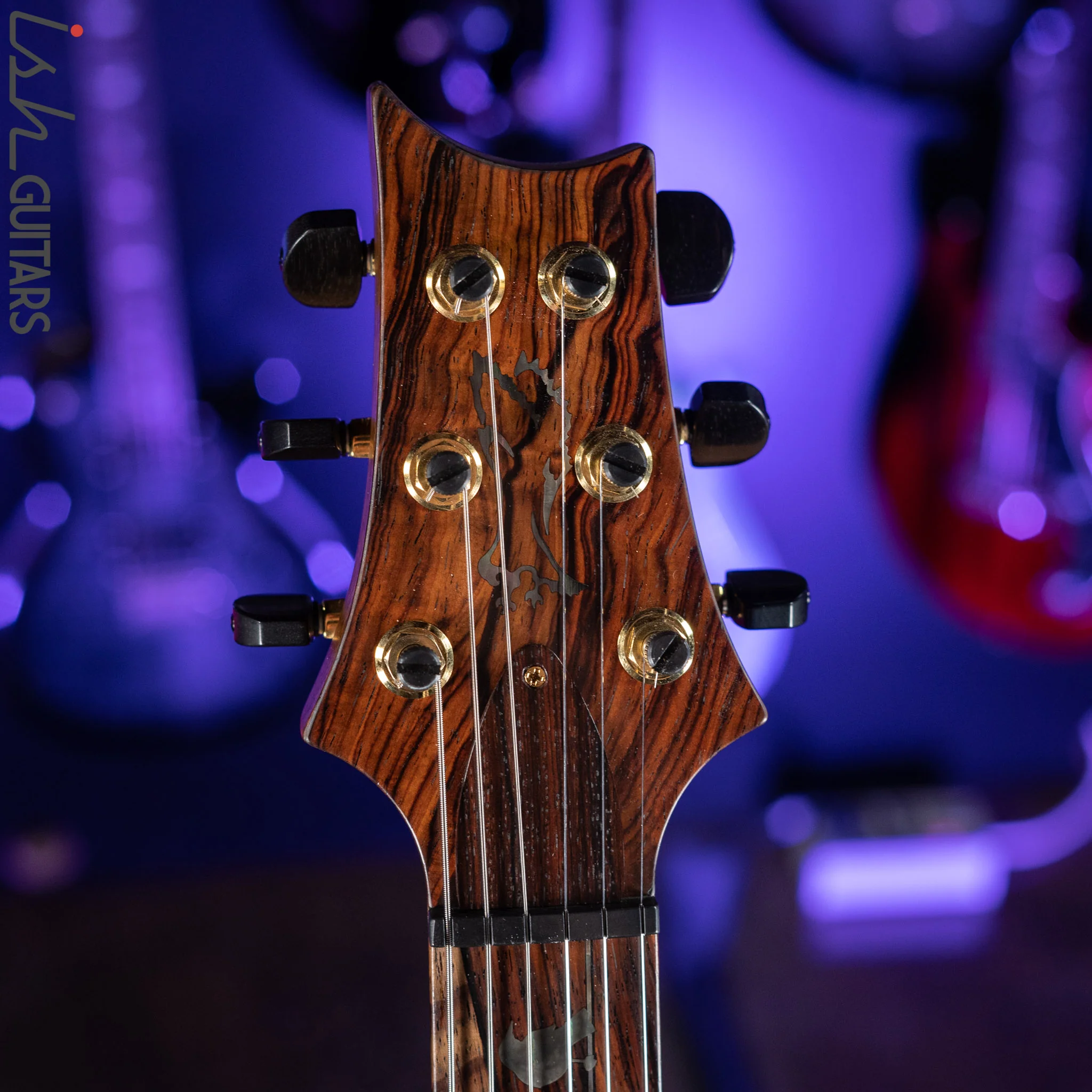 PRS Custom 22 Private Stock Tiger Eye Smoked Burst Birds On A Wire - Image 10