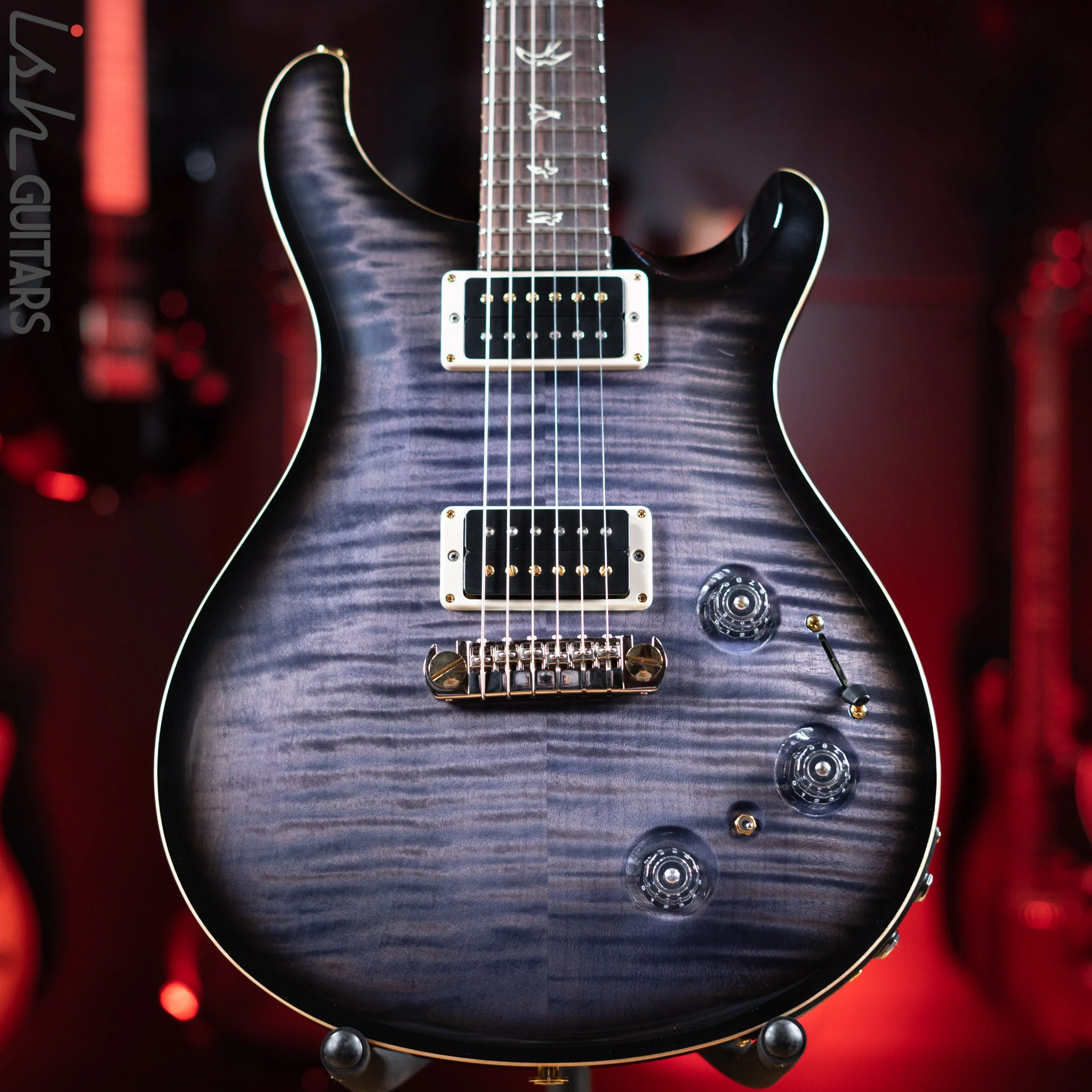 2012 PRS P22 Piezo Electric Guitar 10 Top Purple Hazel