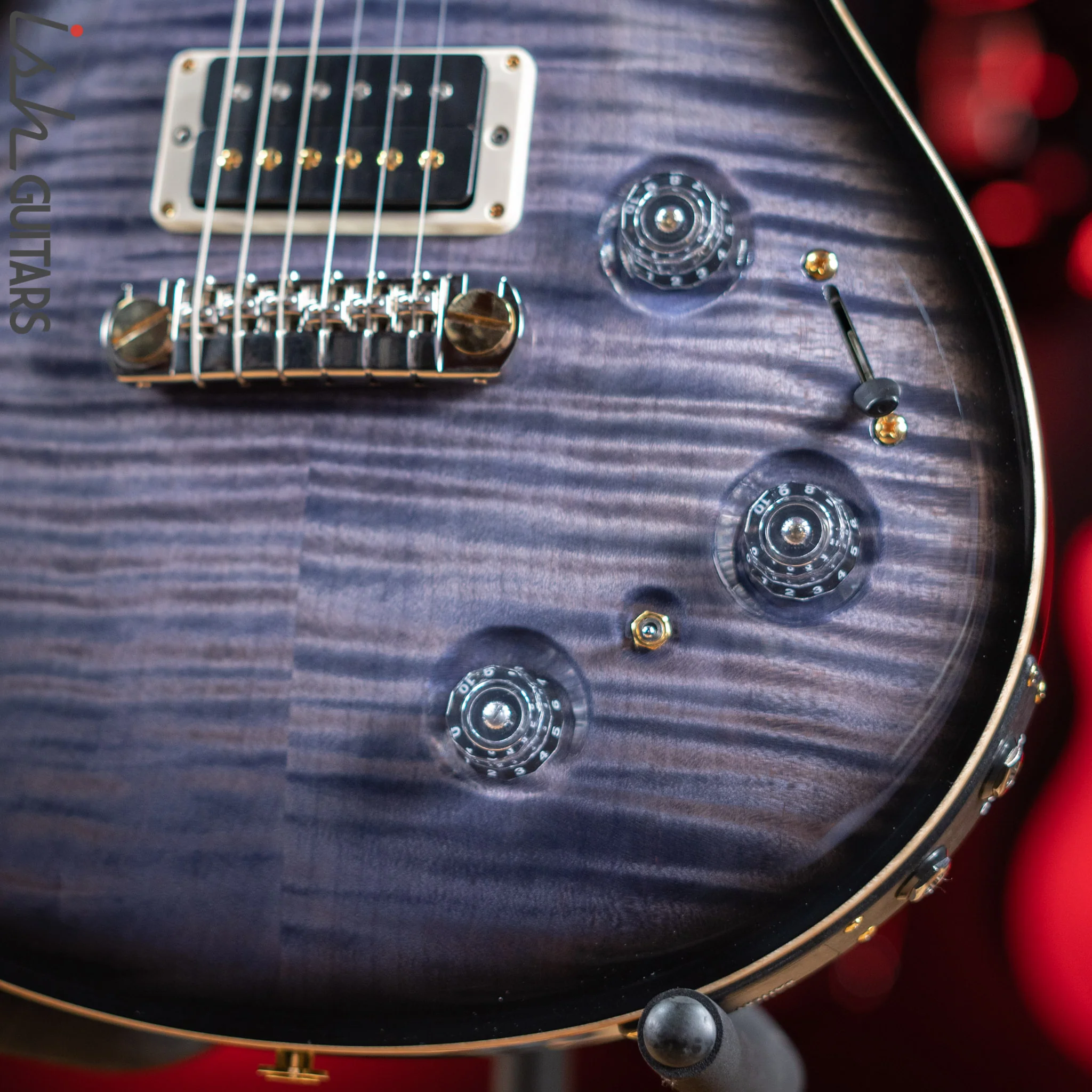 2012 PRS P22 Piezo Electric Guitar 10 Top Purple Hazel - Image 4