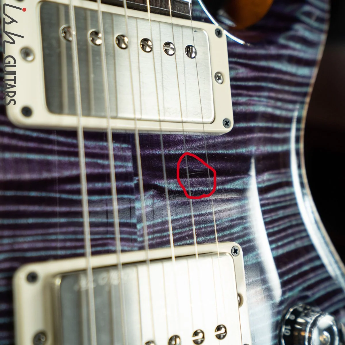2012 PRS Private Stock Custom 24 Piezo P24 Aqua Violet 53/10 - Image 15
