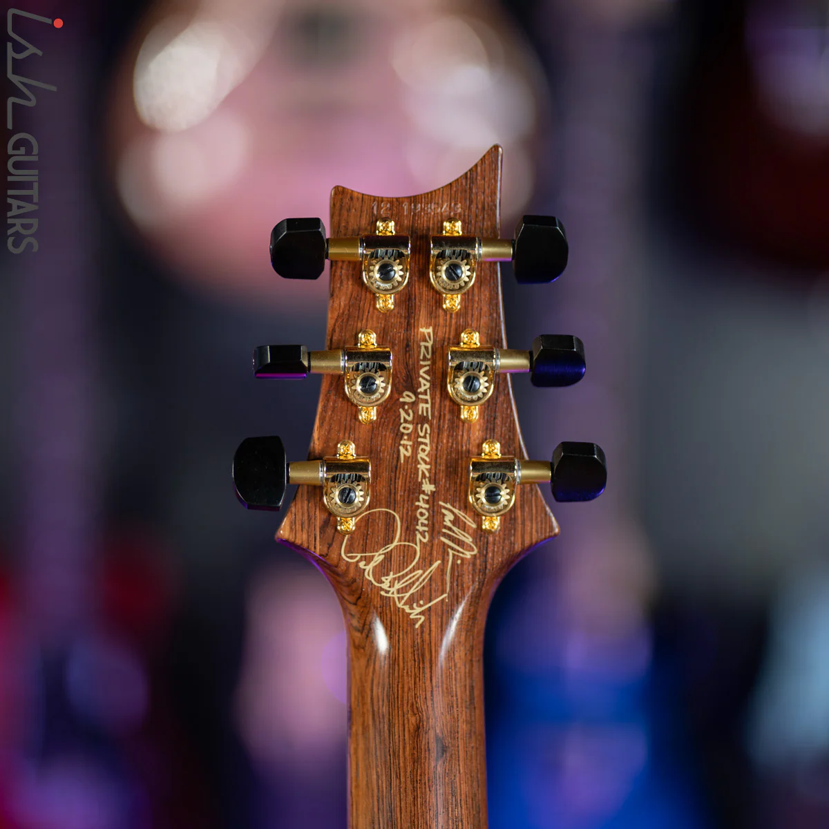 2012 PRS Private Stock DGT Spalted Maple Rosewood Neck Americana Birds - Image 15