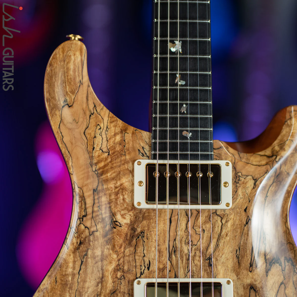 2012 PRS Private Stock DGT Spalted Maple Rosewood Neck Americana Birds - Image 3