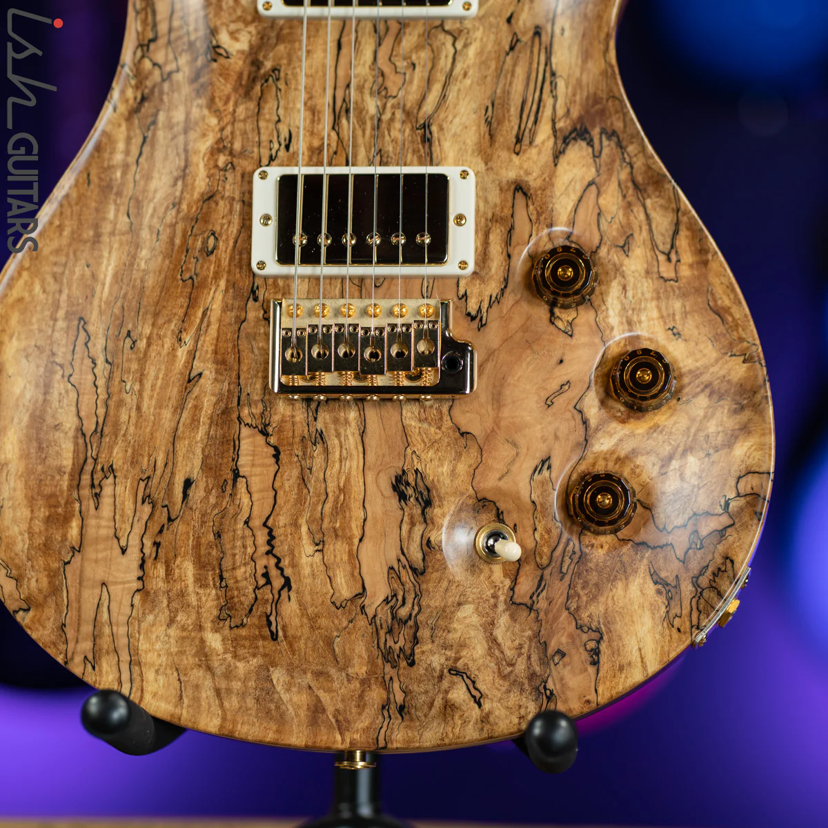 2012 PRS Private Stock DGT Spalted Maple Rosewood Neck Americana Birds - Image 4
