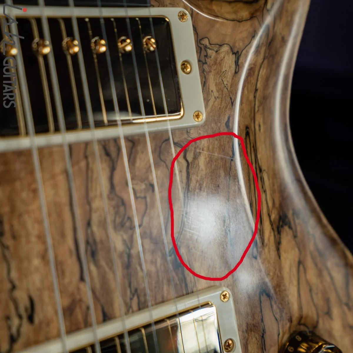 2012 PRS Private Stock DGT Spalted Maple Rosewood Neck Americana Birds - Image 9
