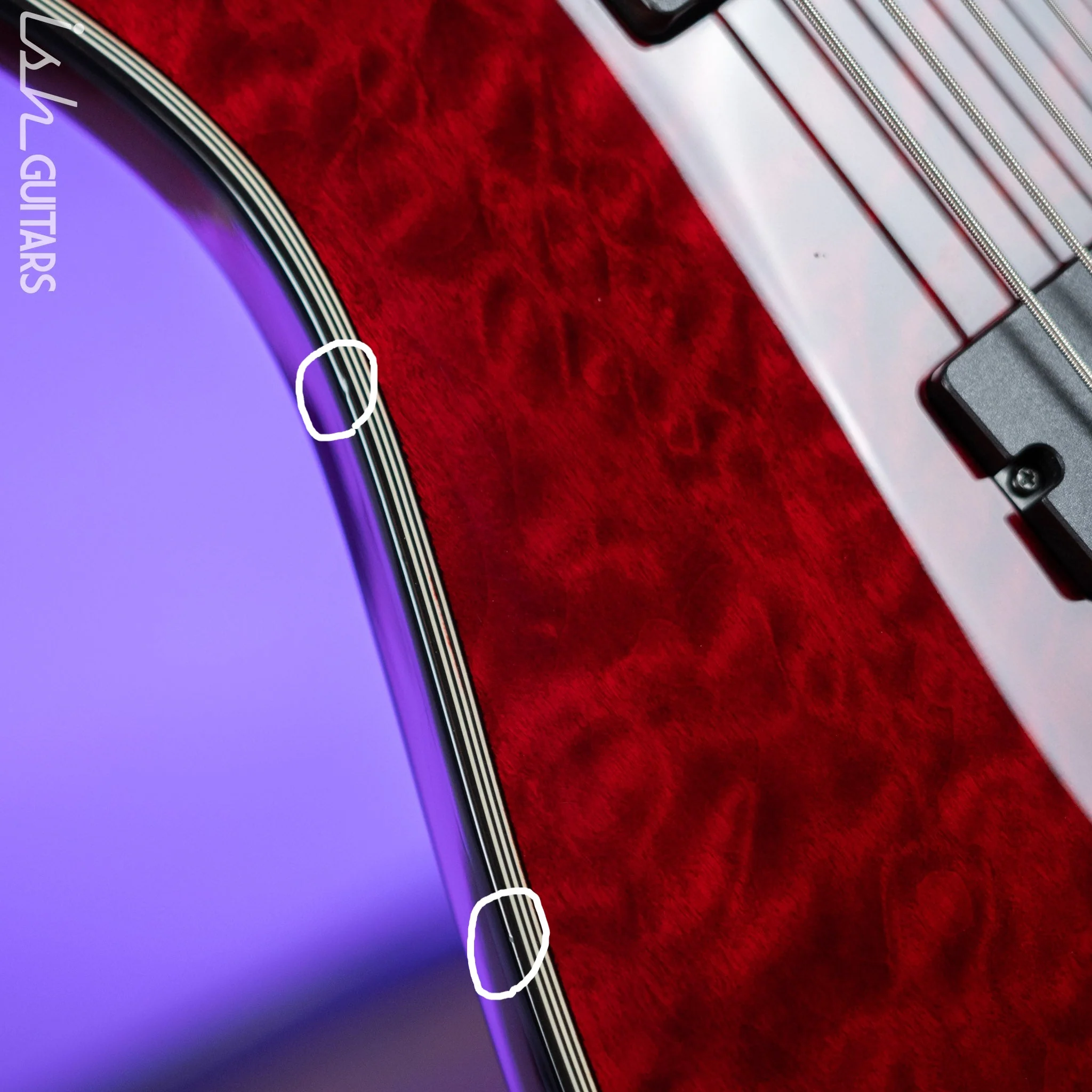 2012 Schecter Damien Elite Crimson 8 String - Image 6