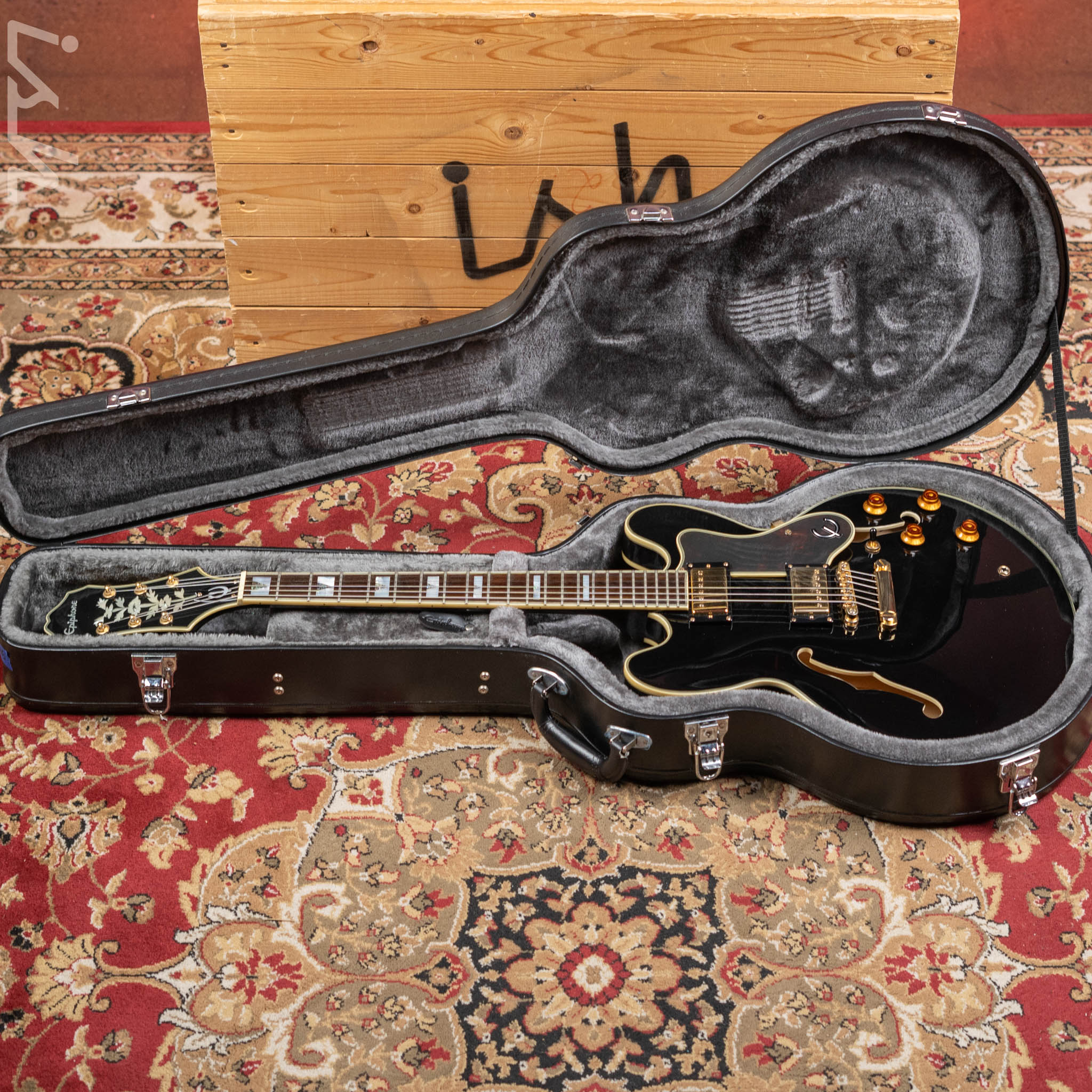 2013 Epiphone Sheraton II Ebony - Image 15