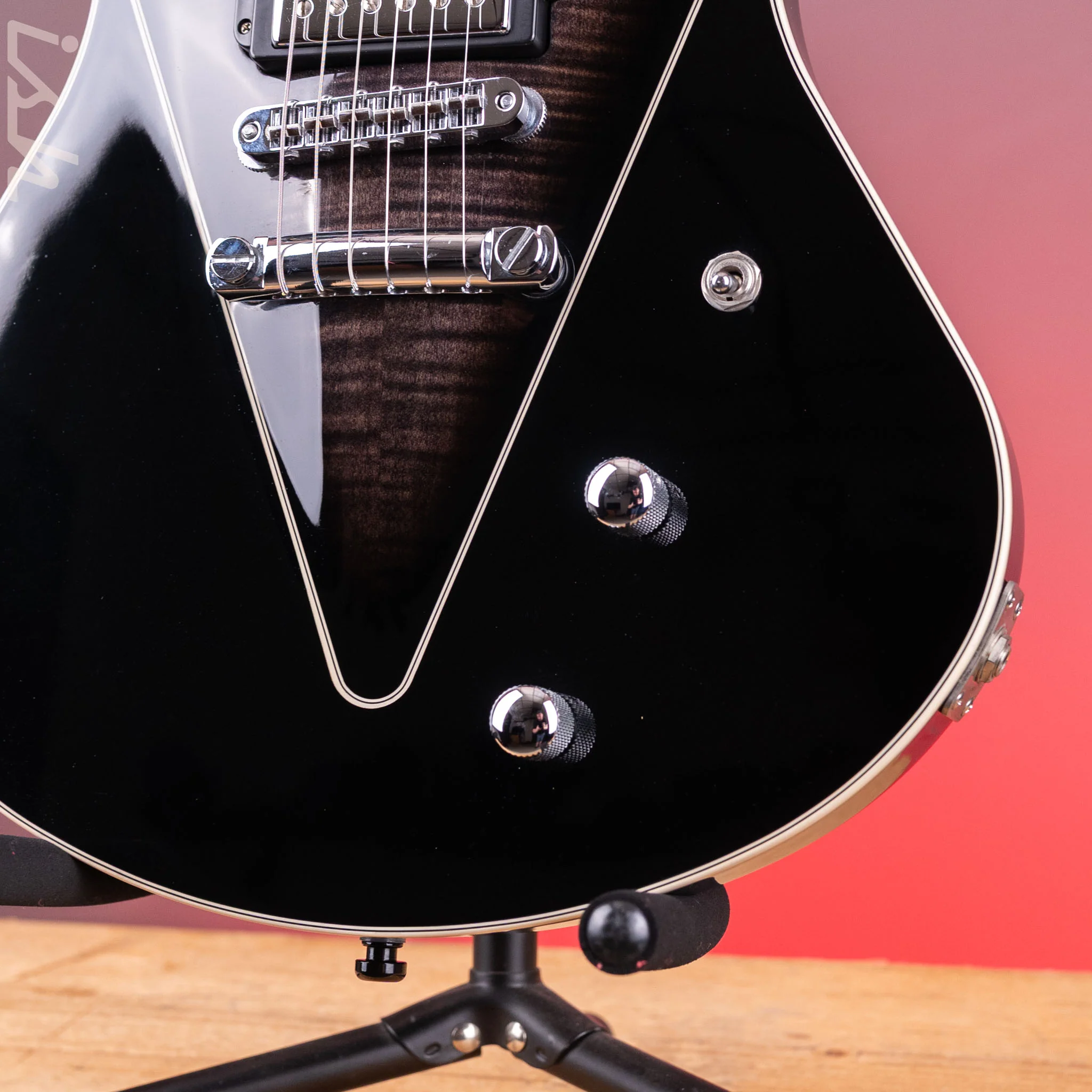 2013 Ernie Ball Music Man Armada Flame Black Trans - Image 5