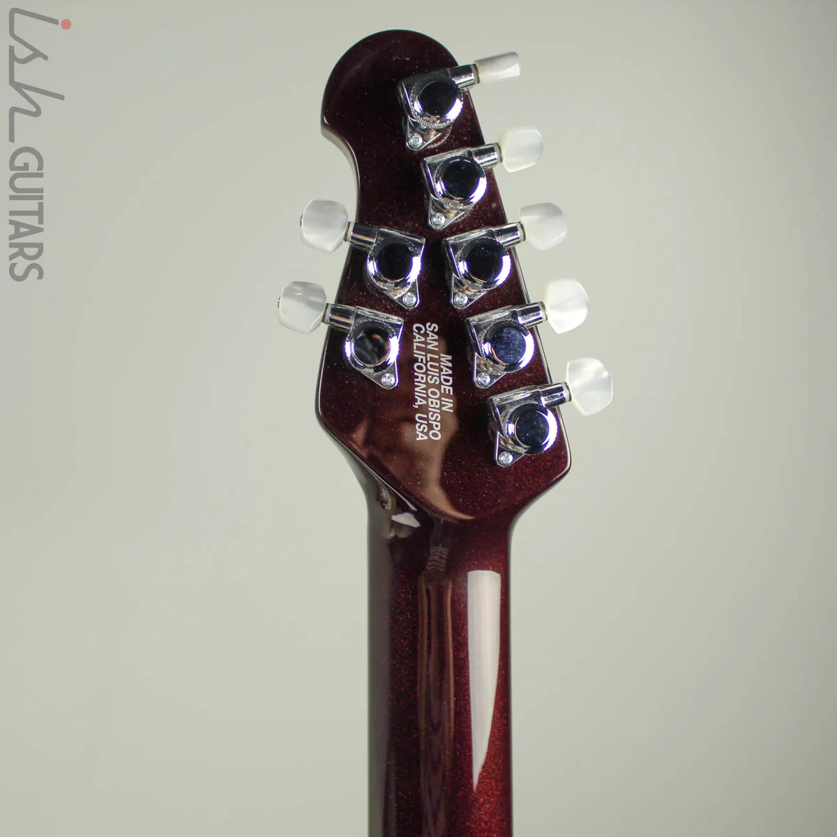 2013 Ernie Ball Music Man BFR JP-12 7 String Cherry Sugar - Image 13