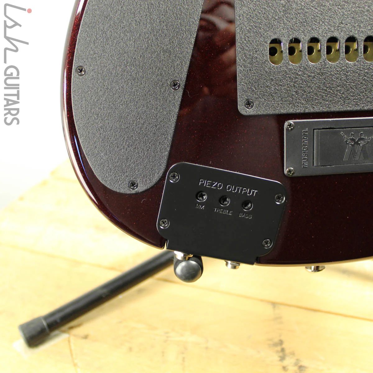 2013 Ernie Ball Music Man BFR JP-12 7 String Cherry Sugar - Image 14