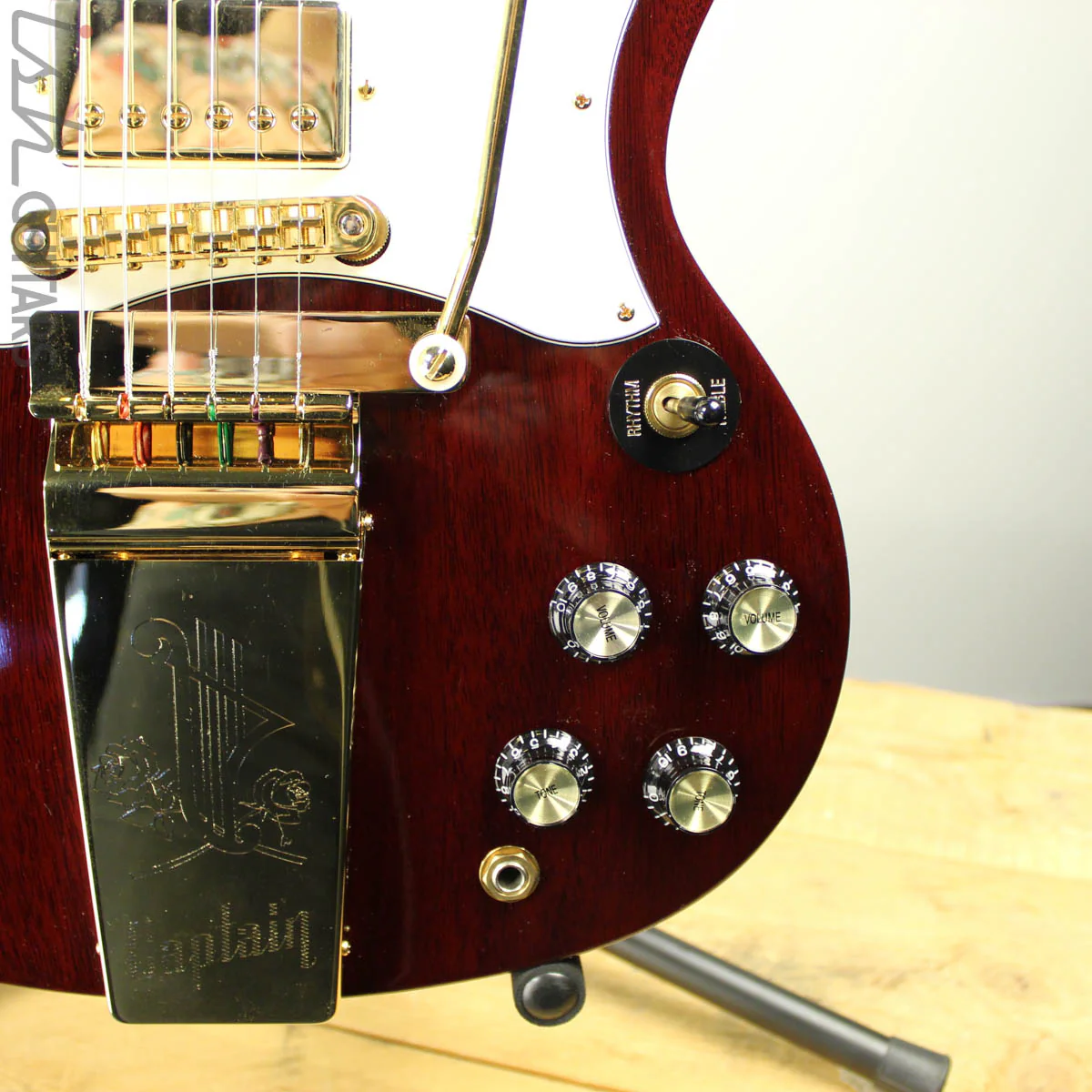 2013 Gibson Captain Kirk Douglas Signature SG Custom Vintage Cherry - Image 3