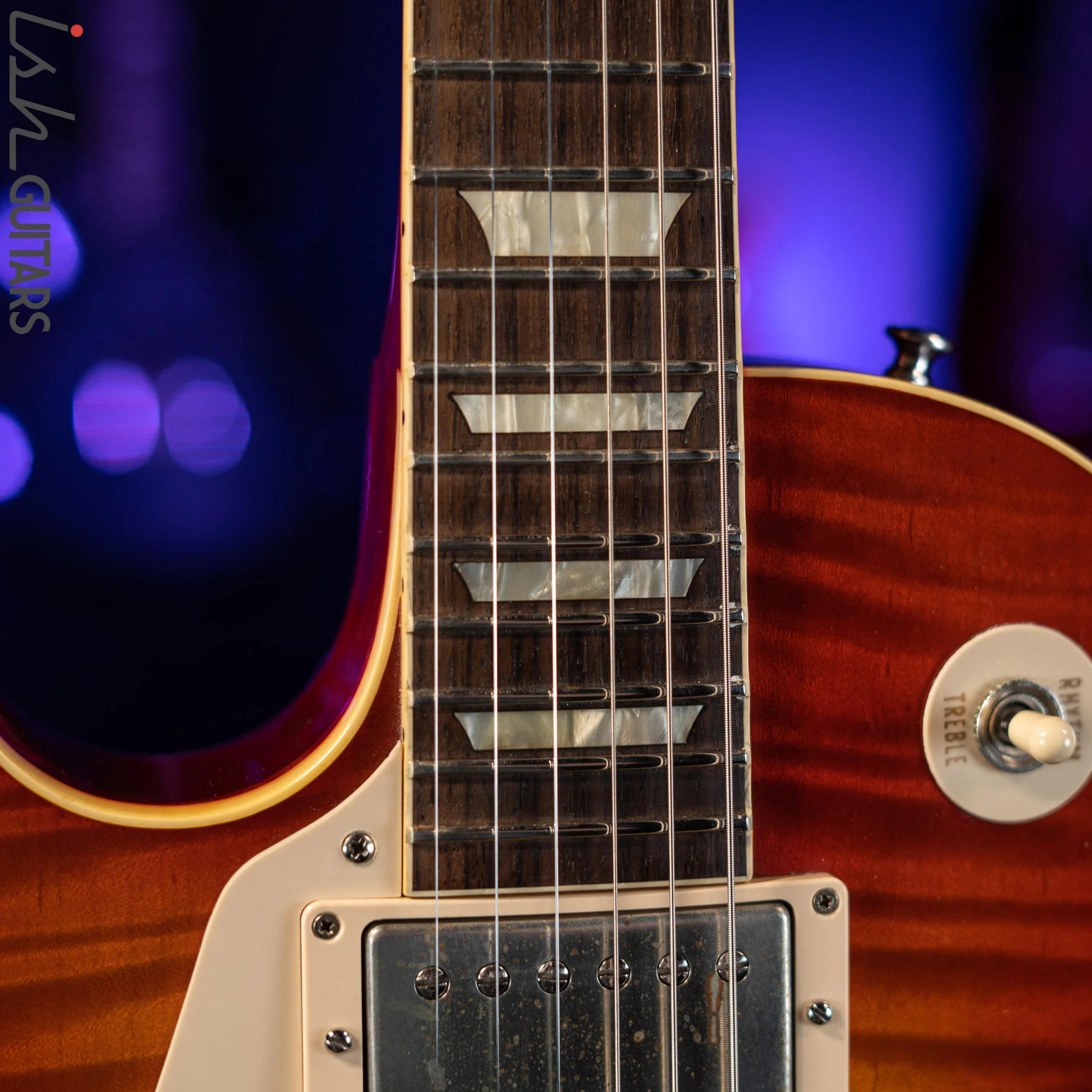 2013 Gibson Custom Shop Les Paul Lefty R9 Sunburst - Image 5