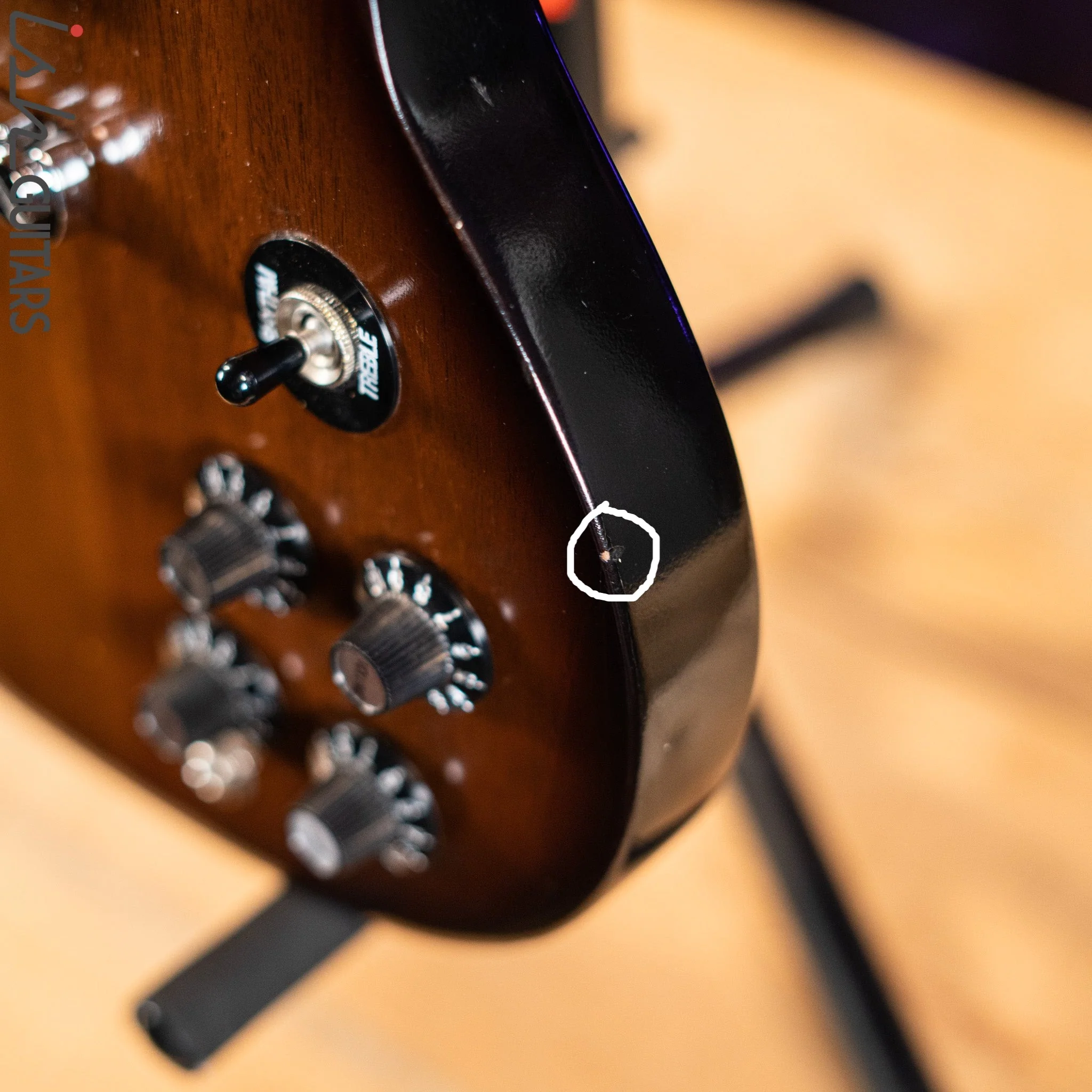 2013 Gibson SG 70’s Tribute Vintage Sunburst w/ Dirty Fingers Pickups - Image 8