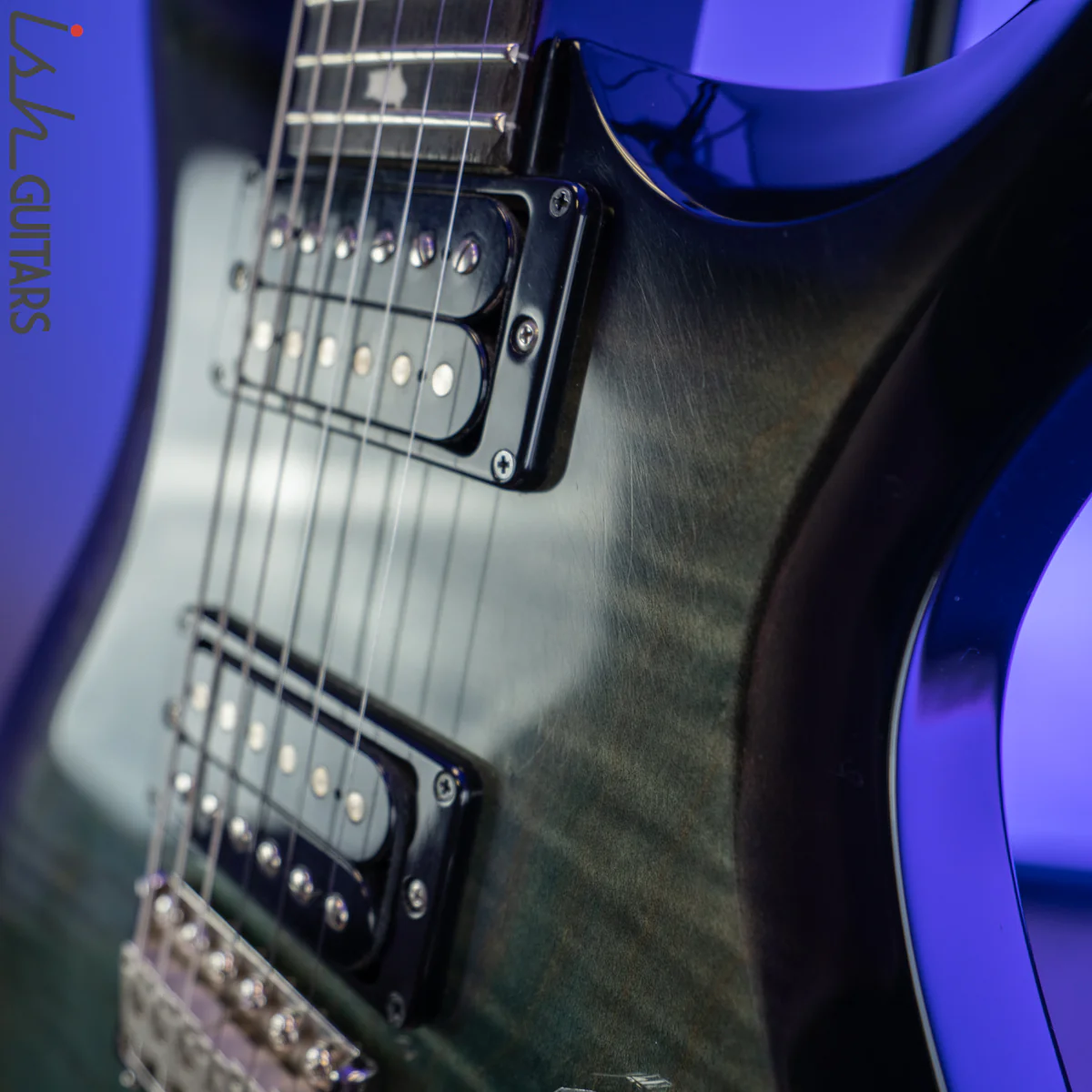 2013 PRS S2 Custom 24 Blue Crab Smokeburst - Image 14