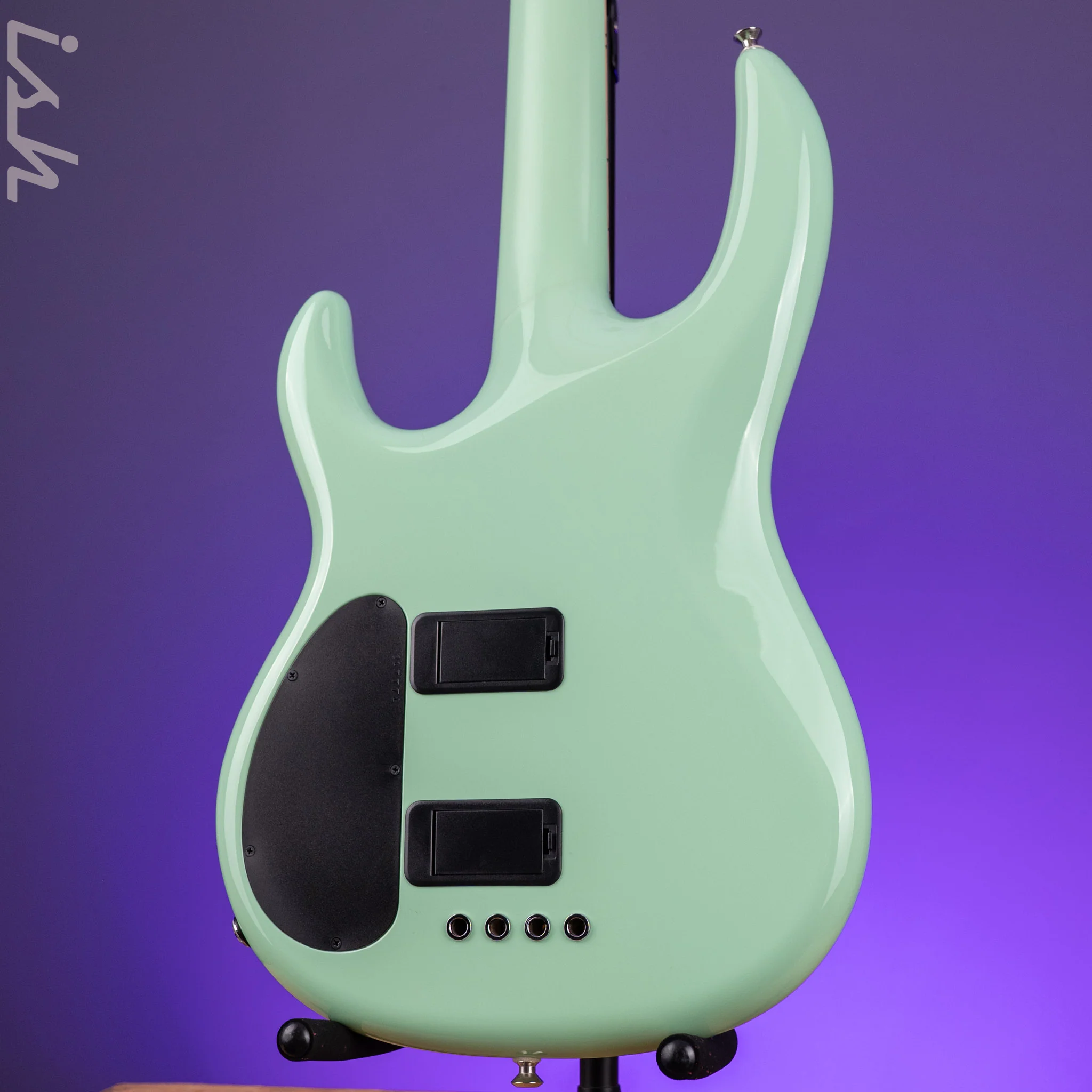2014 Carvin Active 4 String Bass w/ Piezo Seafoam Green - Image 10