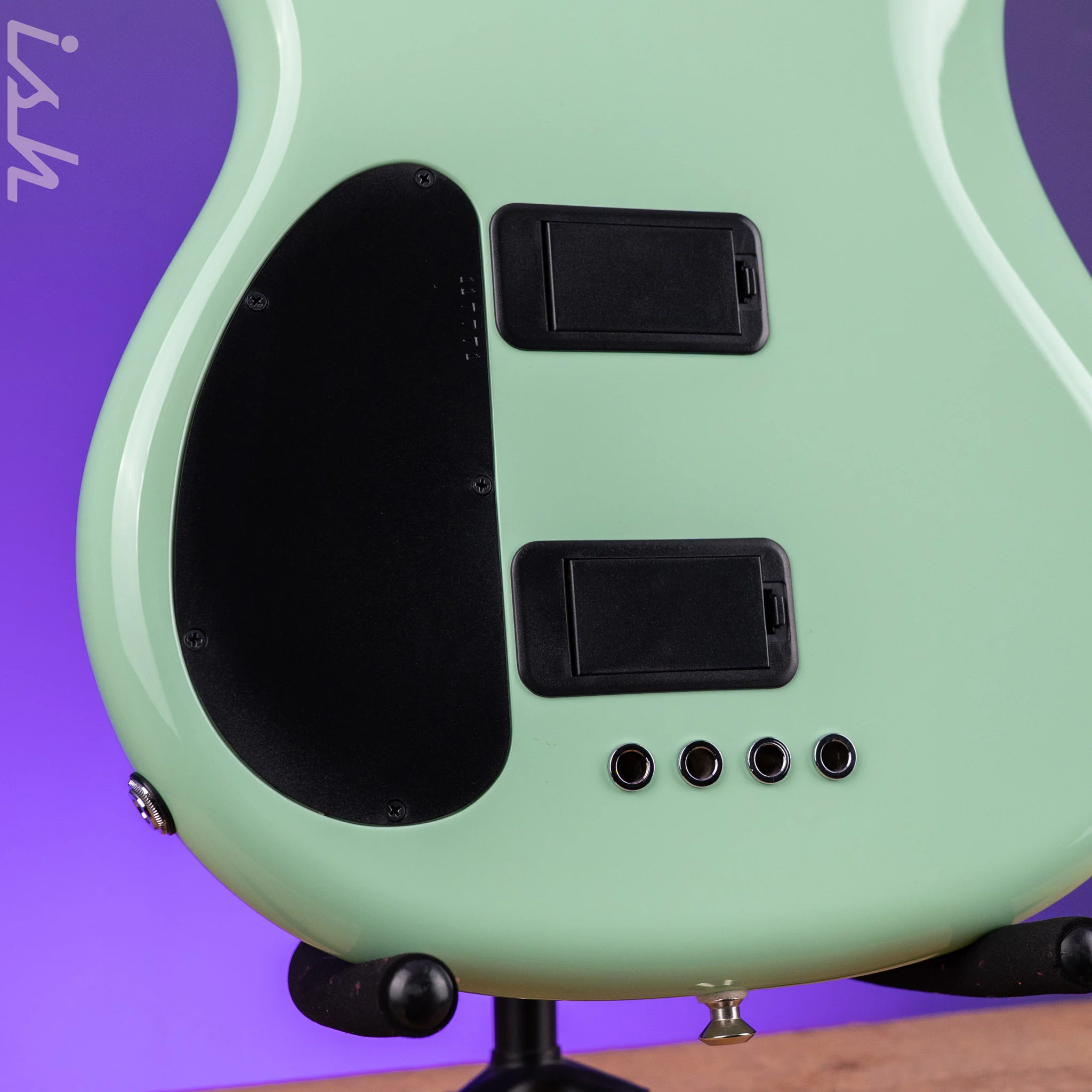 2014 Carvin Active 4 String Bass w/ Piezo Seafoam Green - Image 12