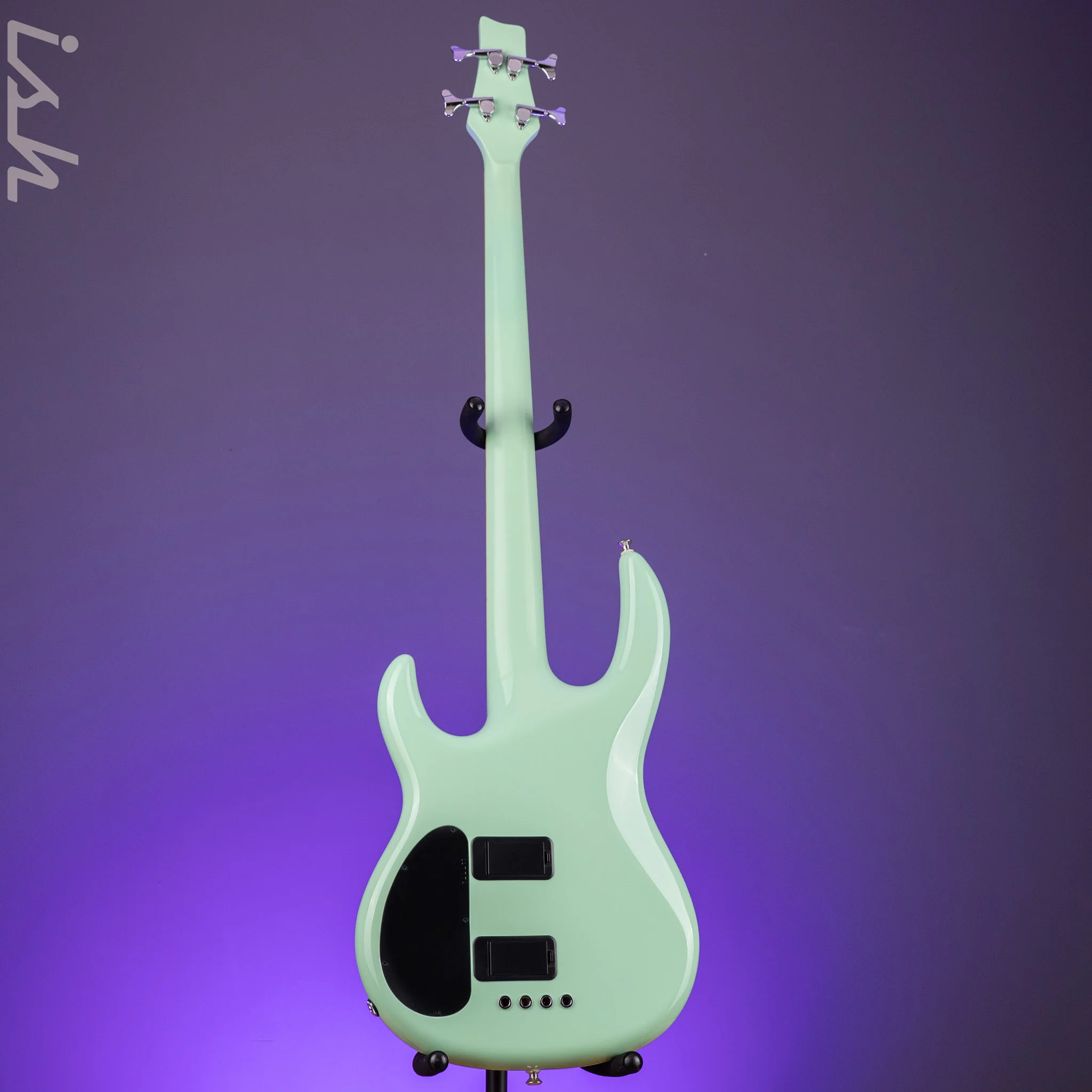 2014 Carvin Active 4 String Bass w/ Piezo Seafoam Green - Image 9