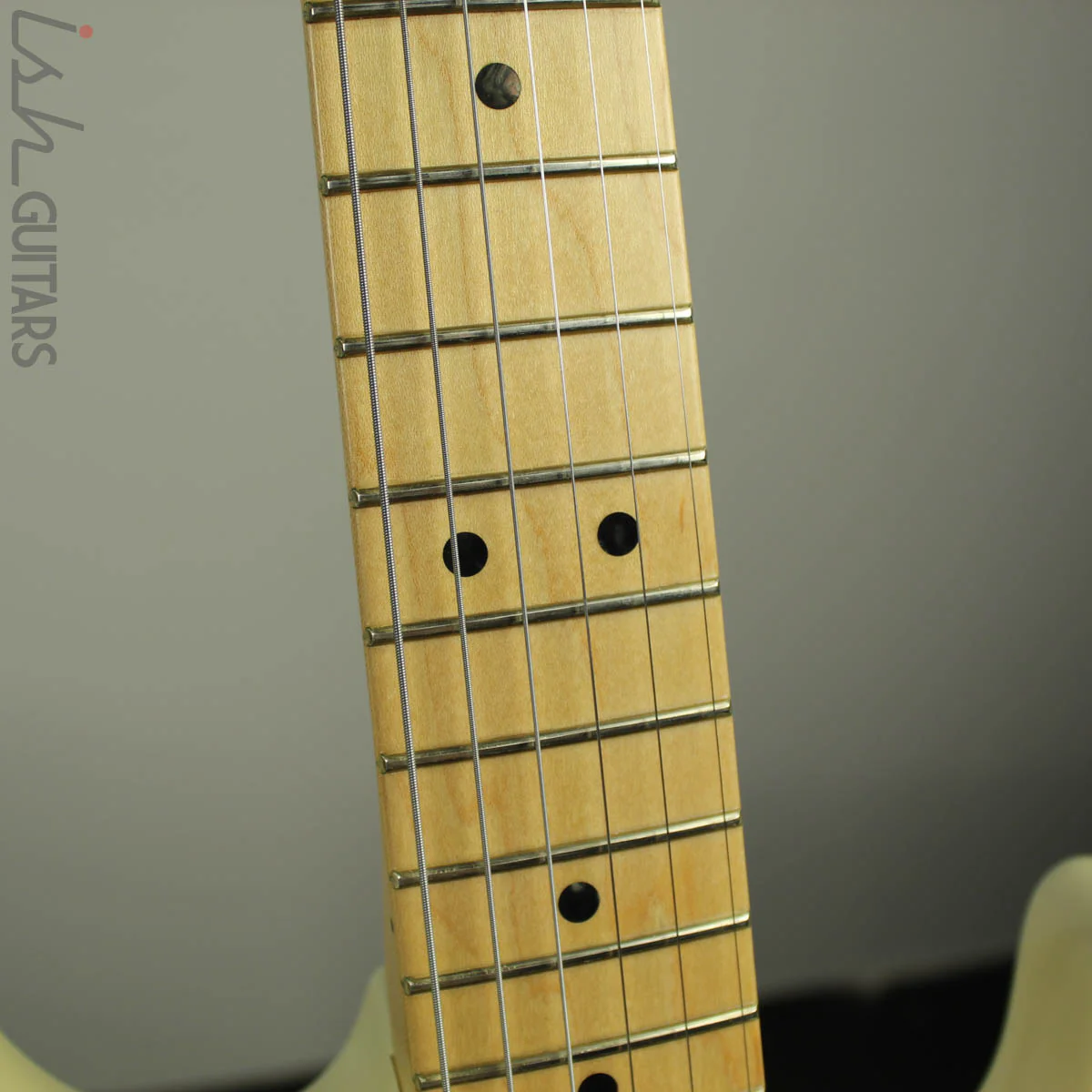 2014 Fender American Deluxe Stratocaster Olympic Pearl White Seymour Duncan Humbucker Pickups - Image 6