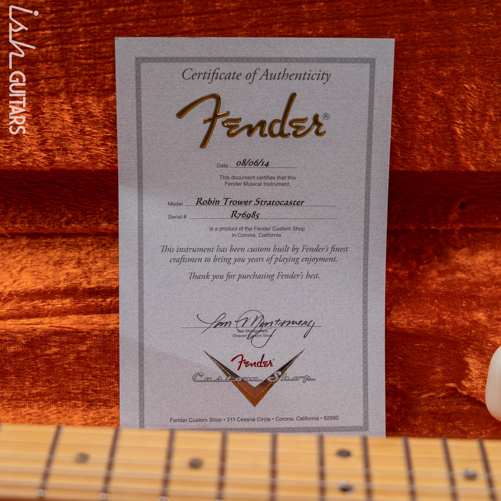 2014 Fender Custom Shop Robin Trower Stratocaster (Modified) - Image 16