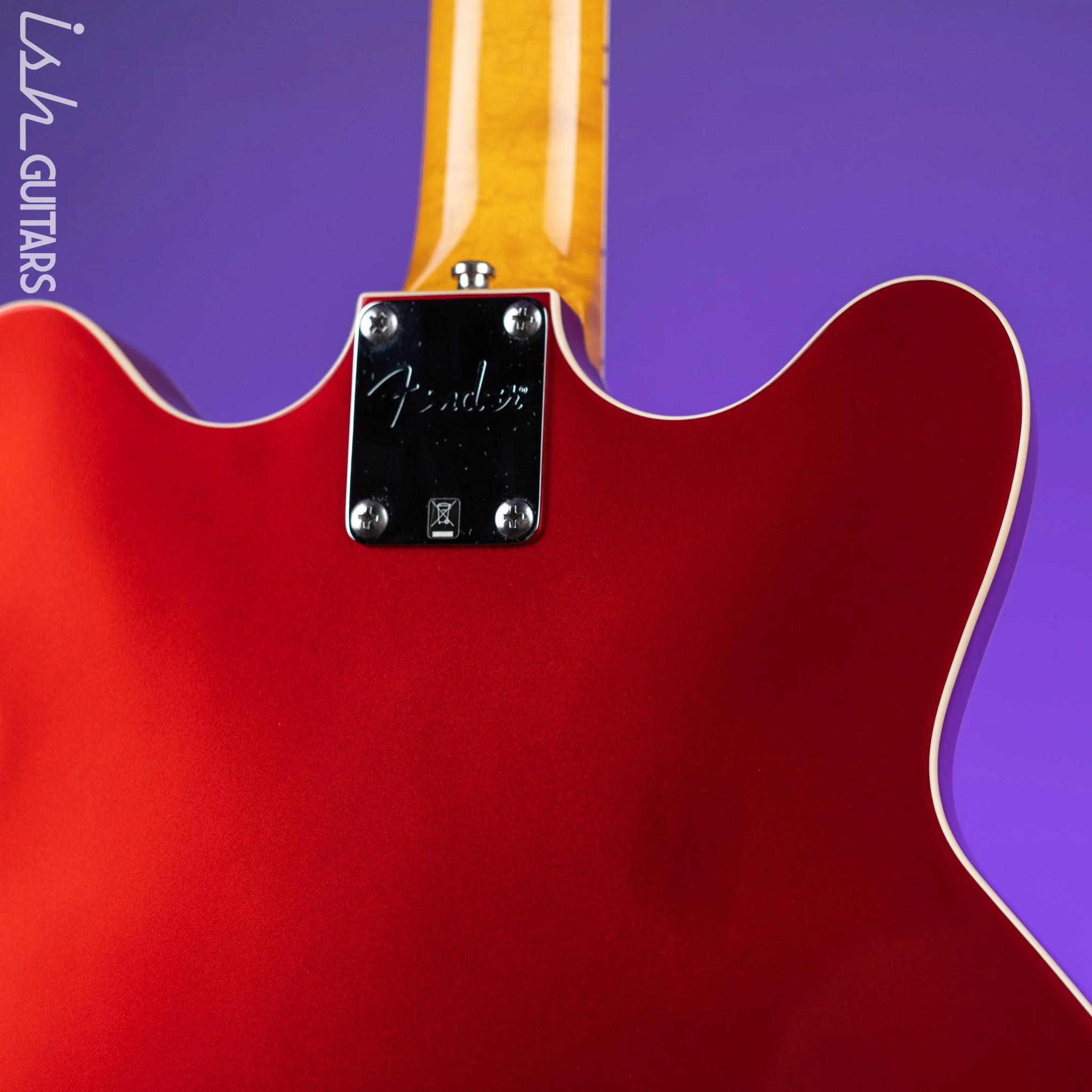 2014 Fender Modern Player Coronado II Candy Apple Red - Image 10