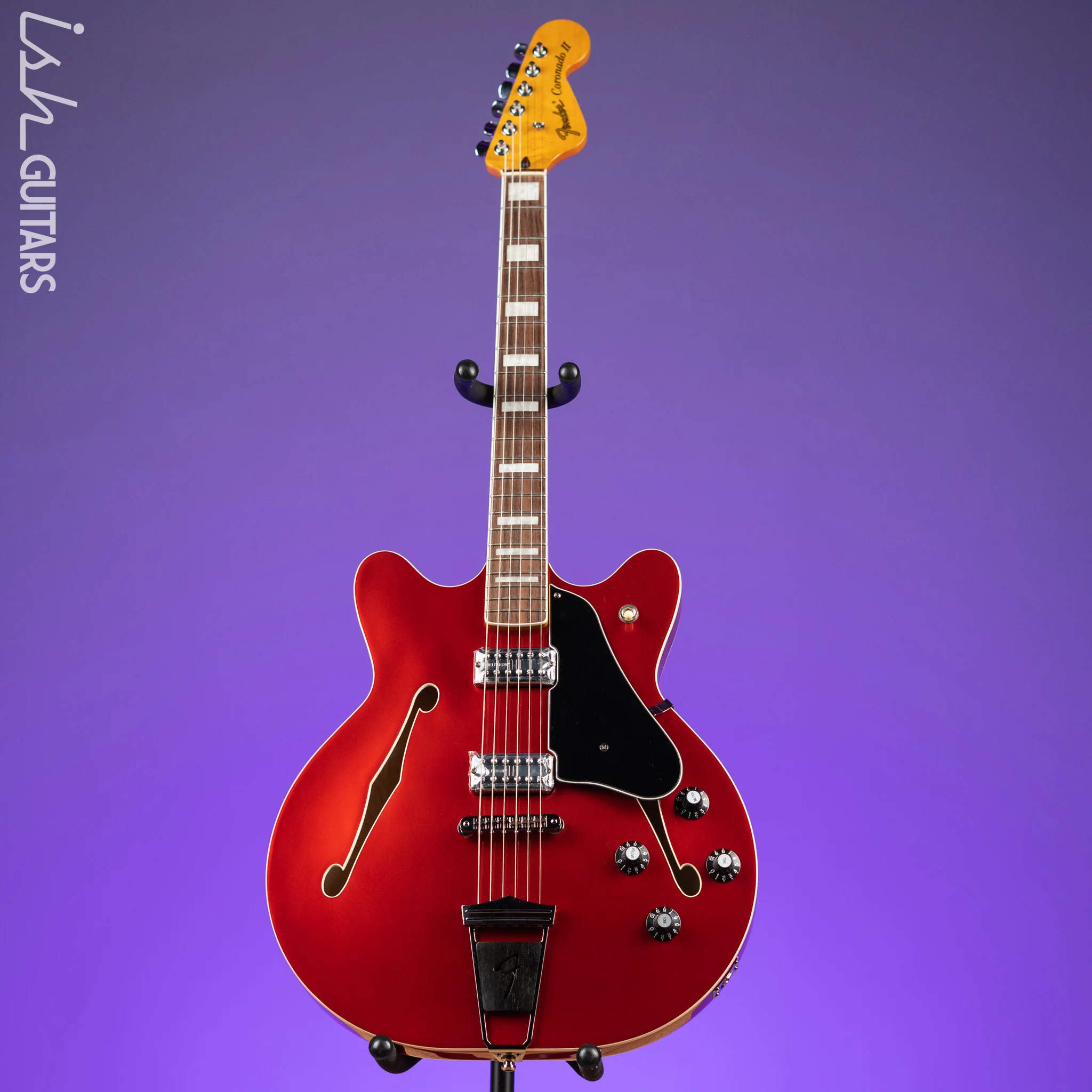 2014 Fender Modern Player Coronado II Candy Apple Red - Image 2