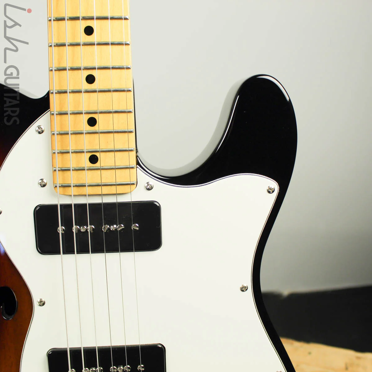 2014 Fender Modern Player Telecaster Thinline Deluxe - Image 3