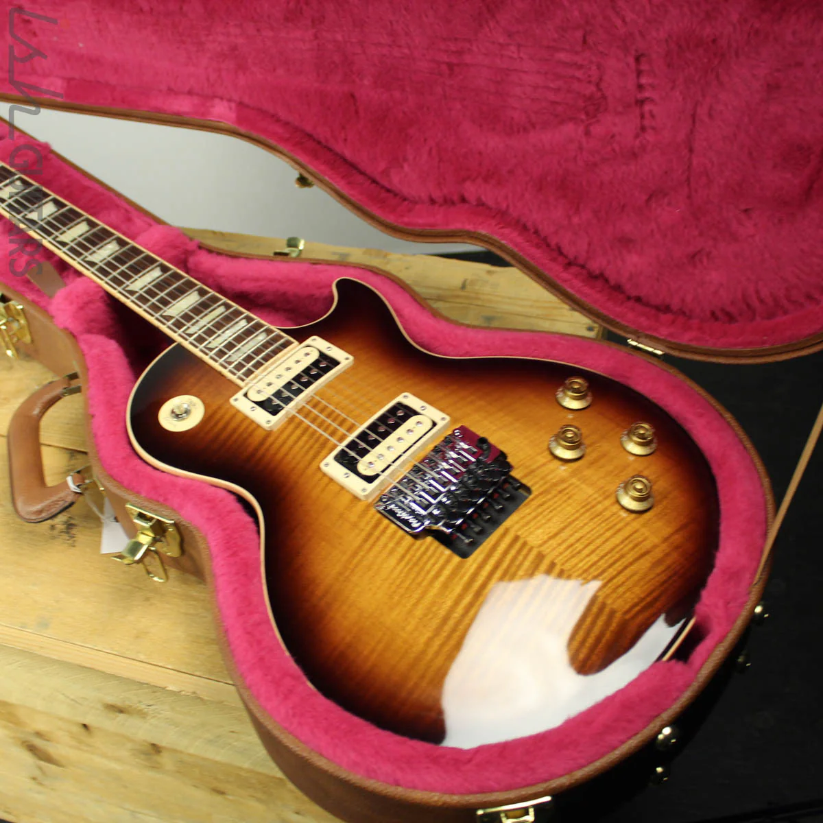2014 Gibson Les Paul Traditional Pro II Floyd Rose Desert Burst - Image 10