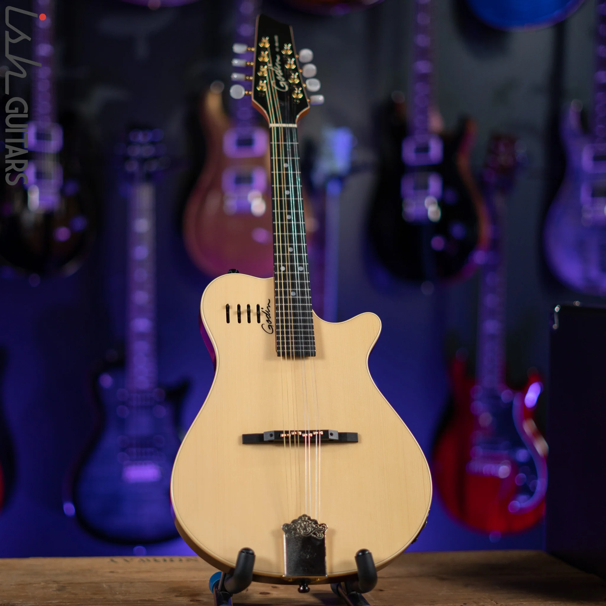2014 Godin A8 Mandolin Natural - Image 2
