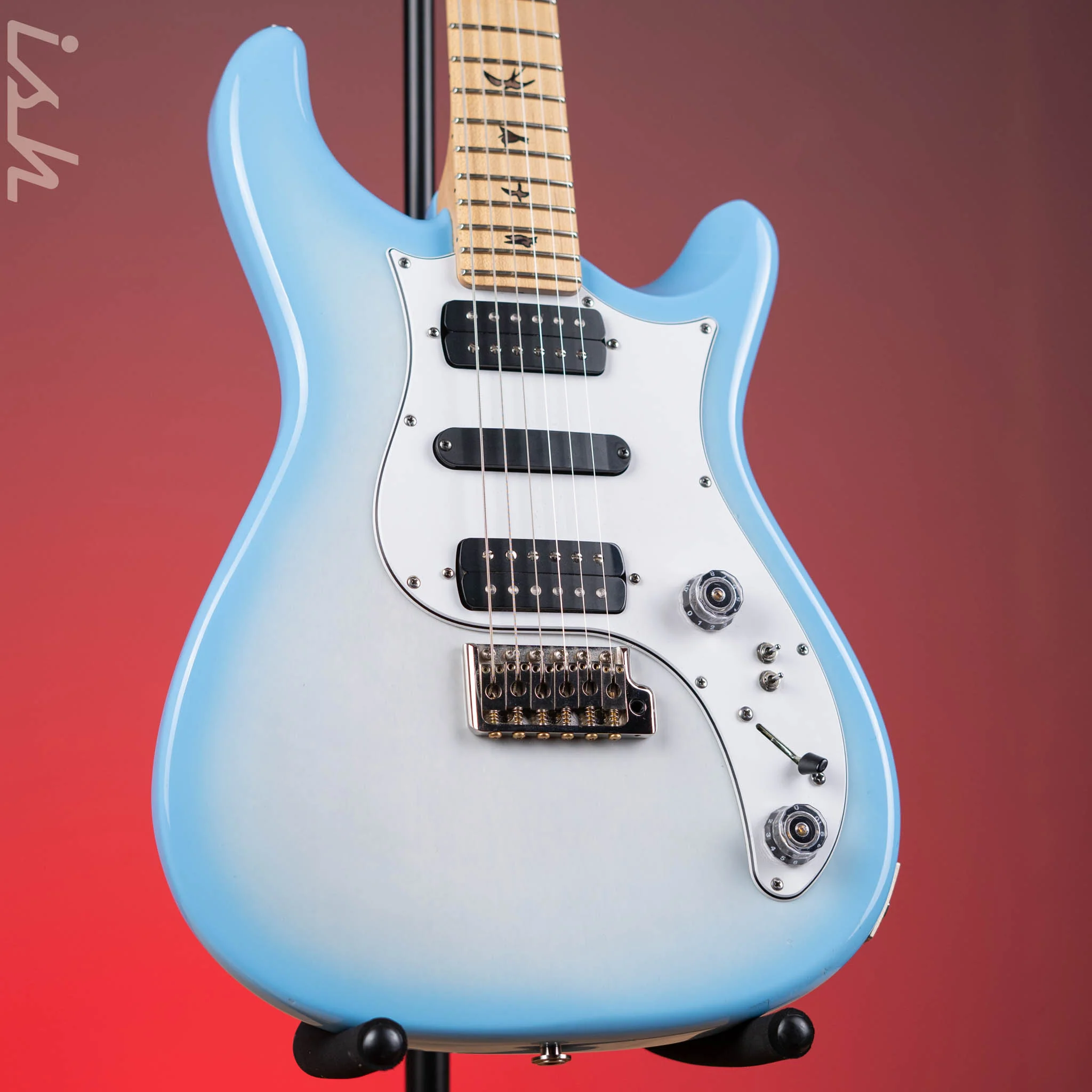 2014 PRS Brent Mason White Wash Blue Burst