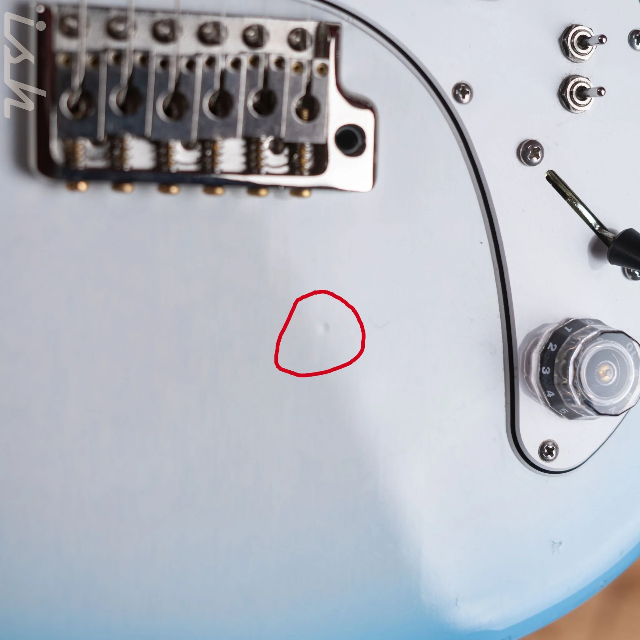 2014 PRS Brent Mason White Wash Blue Burst - Image 9