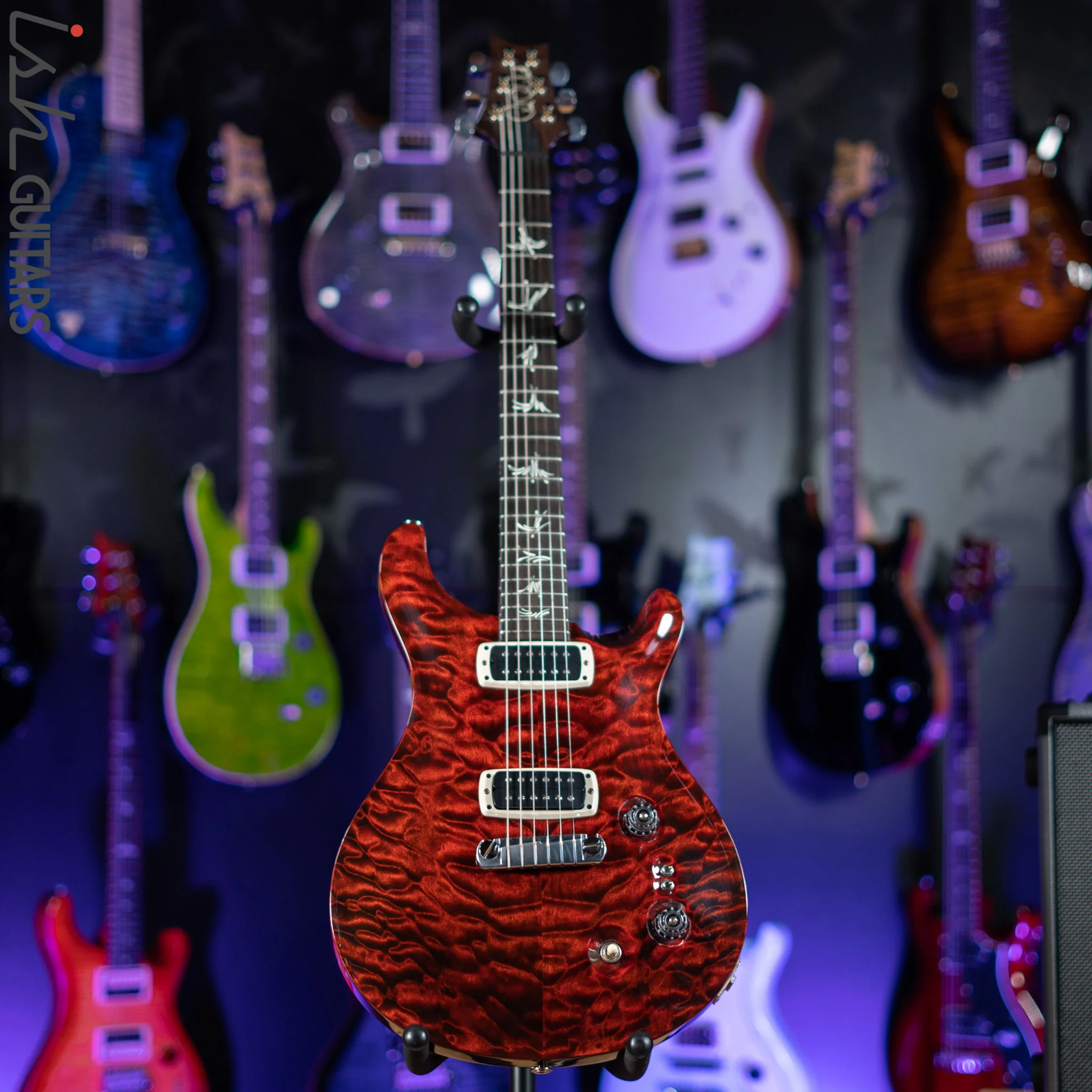 2014 PRS Paul’s Guitar Quilt Fire Red - Image 2